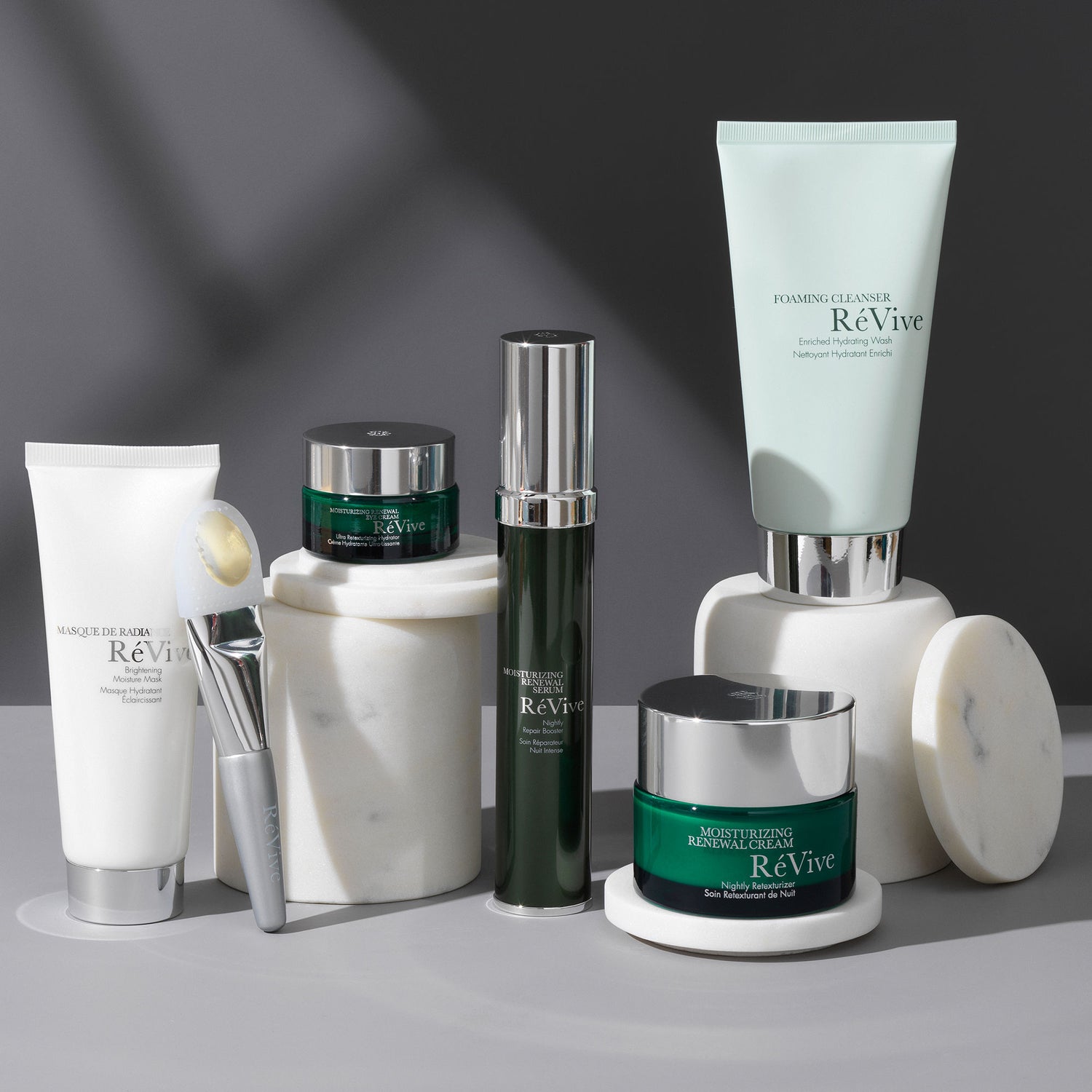 Lifestyle image of RéVive Moisturizing Renewal Serum Nightly Repair Booster