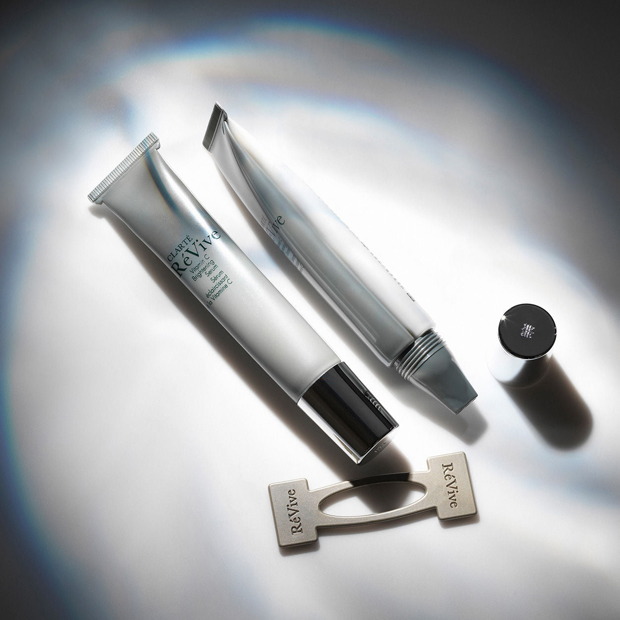 Lifestyle image of RéVive Clarte Vitamin C Brightening Serum