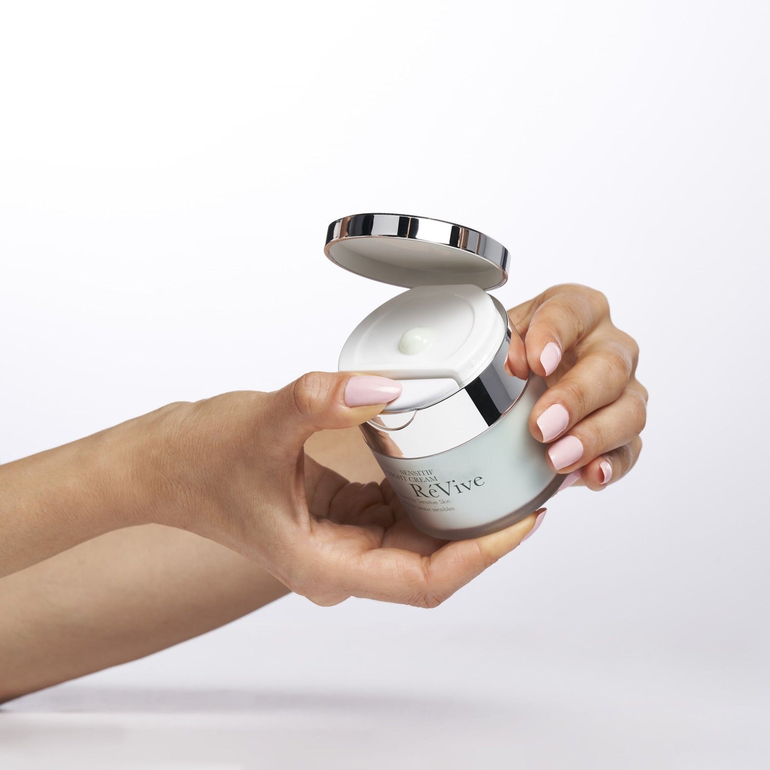 Lifestyle image of RéVive Sensitif Repairing Night Cream Recovery for Sensitive Skin