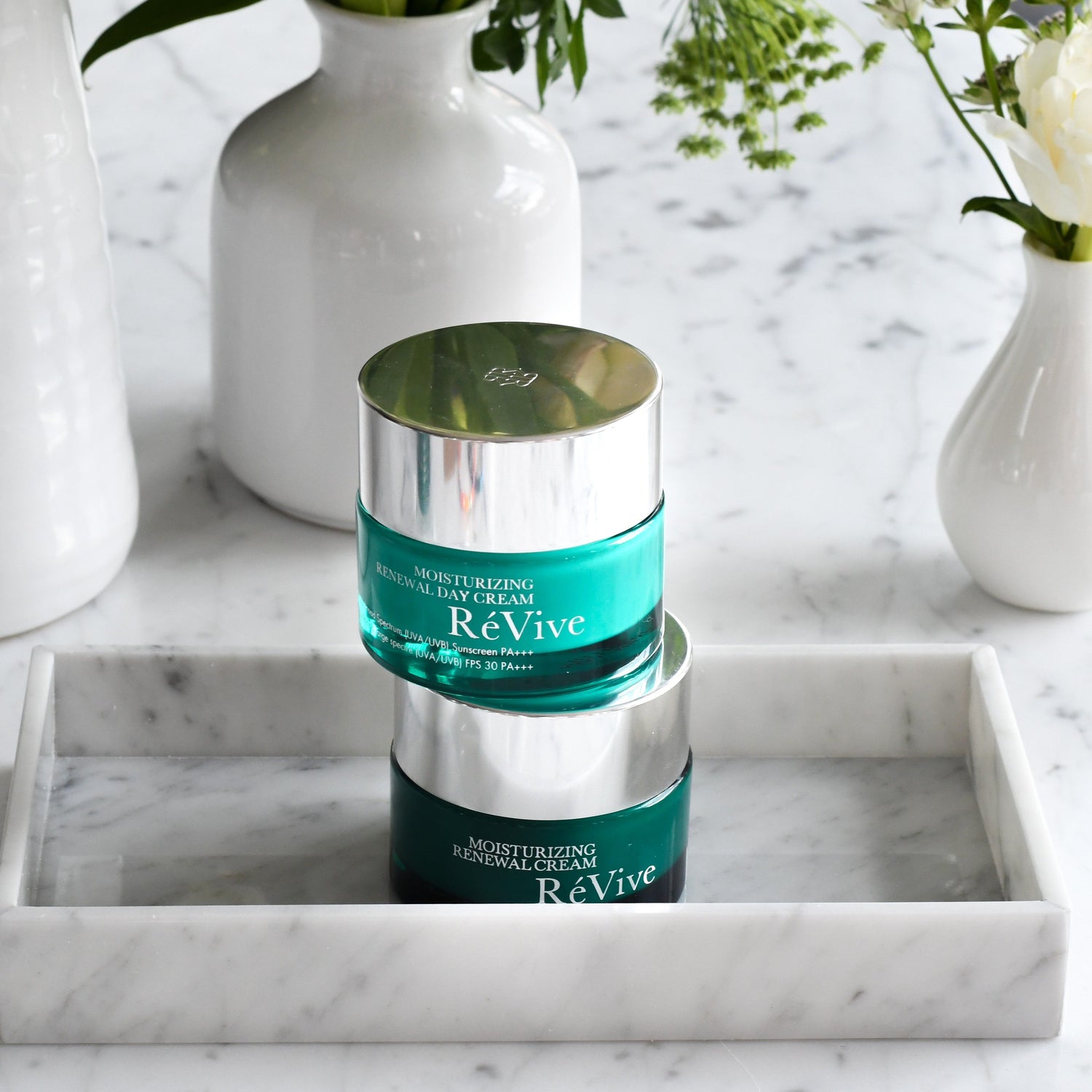 Lifestyle image of RéVive Moisturizing Renewal Day Cream SPF 30