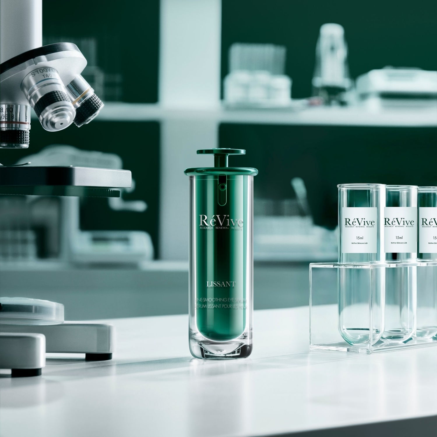 Lifestyle image of RéVive Lissant Line-Smoothing Eye Serum