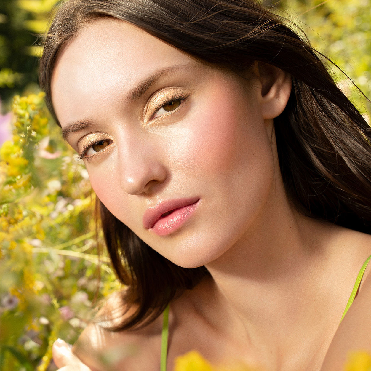 Model image of Chantecaille Wild Meadows Eye Quartet (Limited Edition)