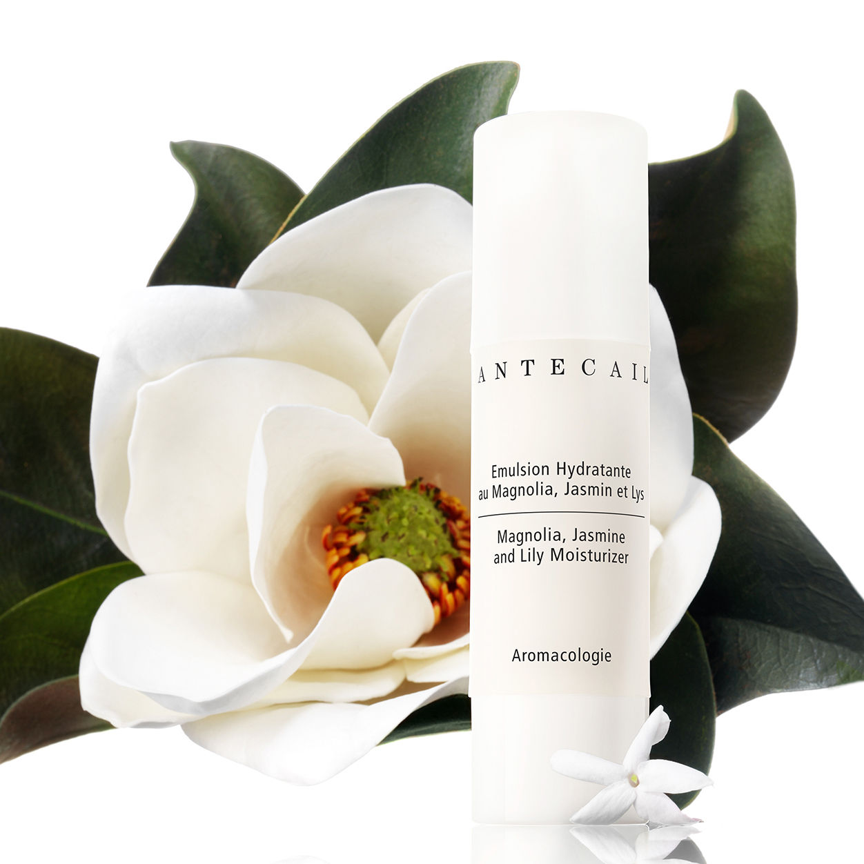 Lifestyle image of Chantecaille Magnolia, Jasmine and Lily Moisturizer