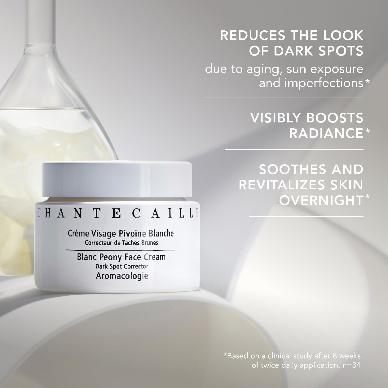 Packette image of Chantecaille Blanc Peony Face Cream for Dark Spots