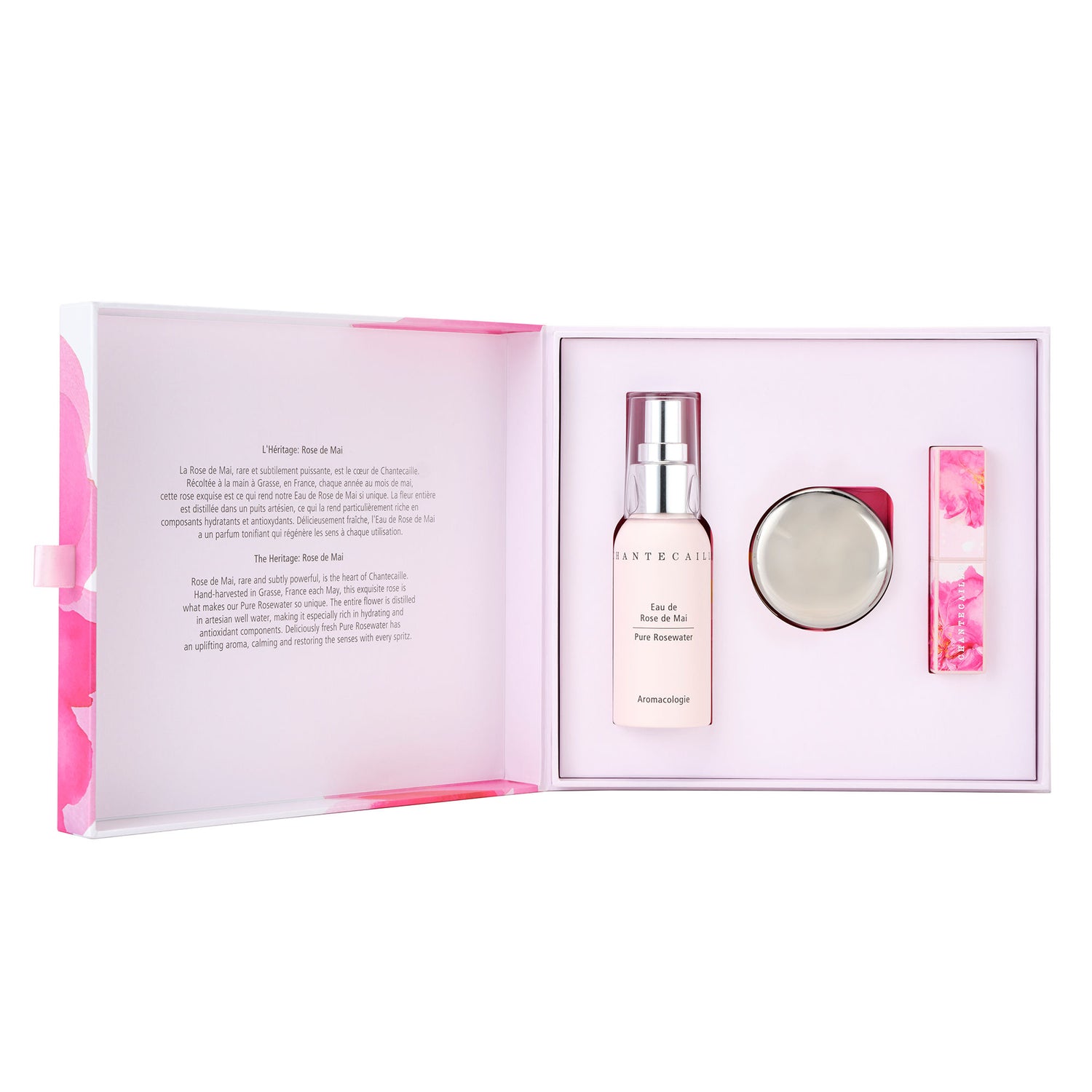 Image of the Chantecaille Rose Glow Trio Mother's Day Gift Set (Limited Edition) box