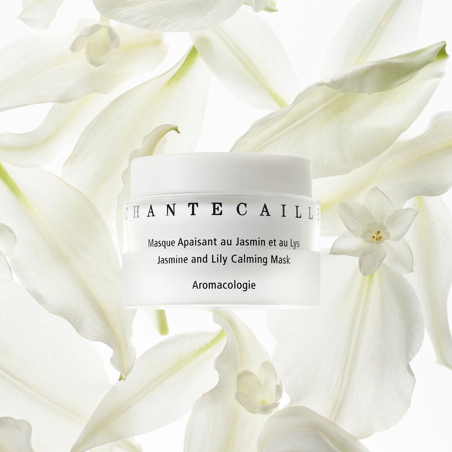 Lifestyle image of Chantecaille Jasmine and Lily Calming Mask