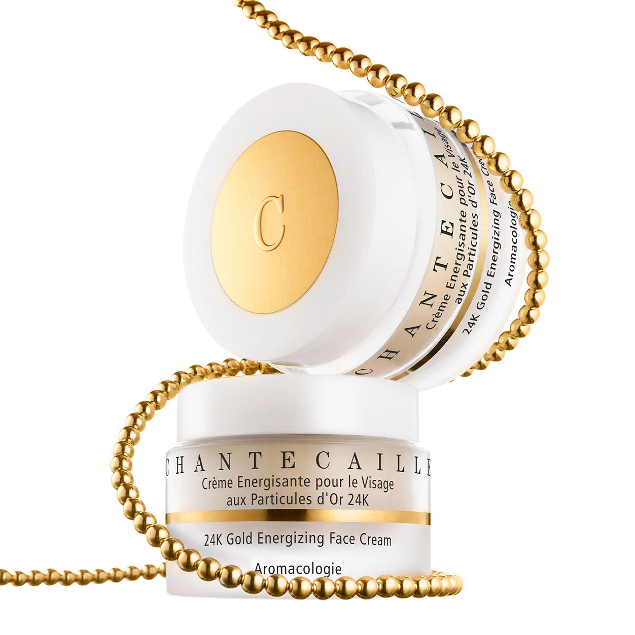 Lifestyle image of Chantecaille 24K Gold Energizing Face Cream