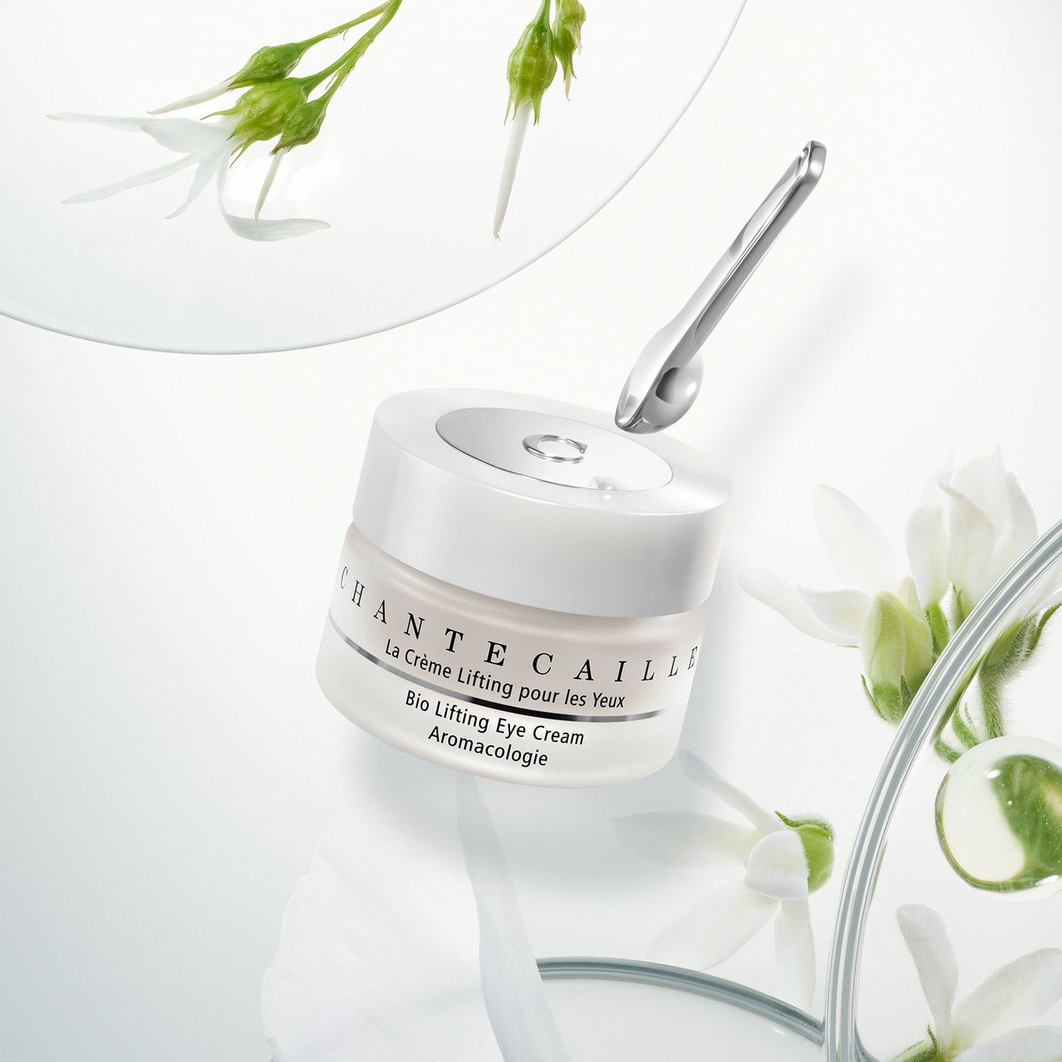 Lifestyle image of Chantecaille Bio Lifting Eye Cream