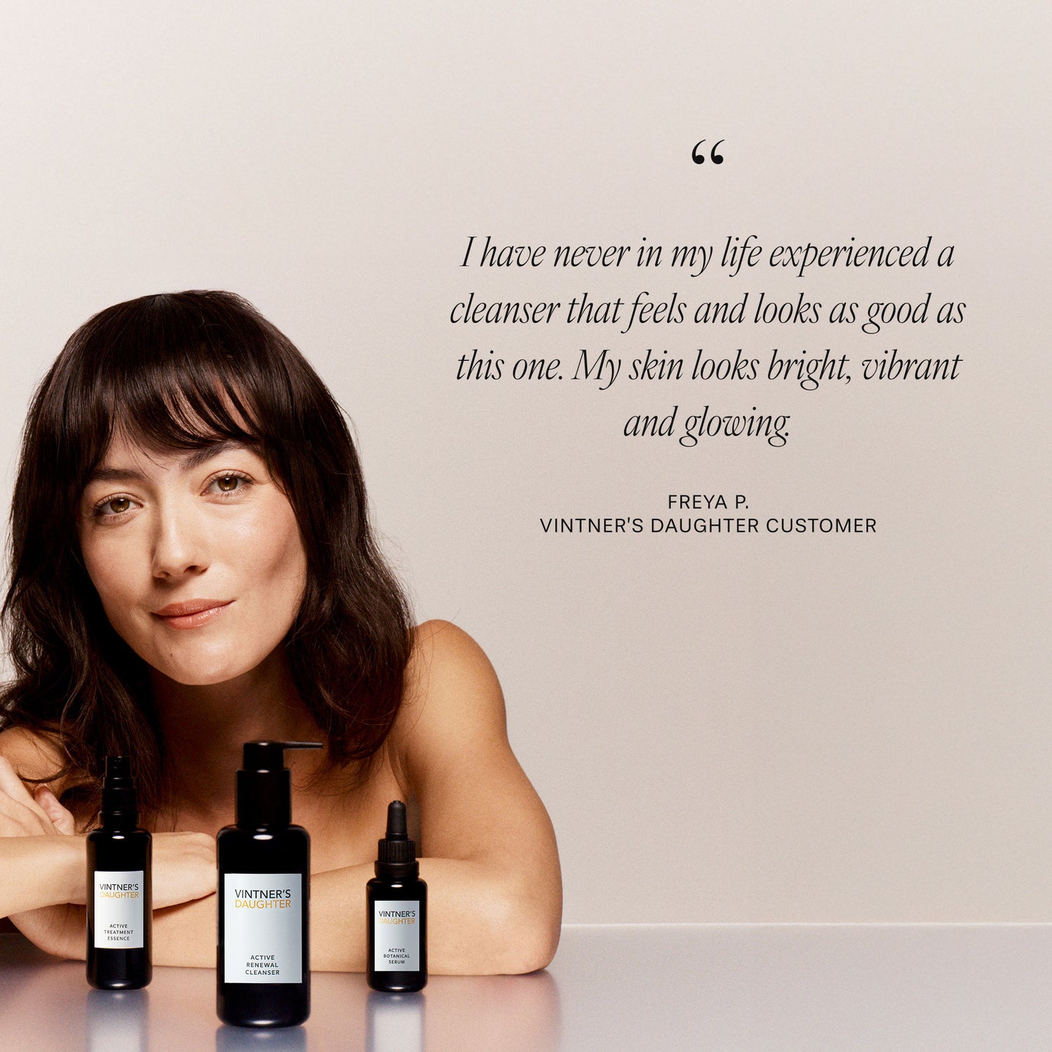 Lifestyle image of Vintner's Daughter Active Renewal Cleanser
