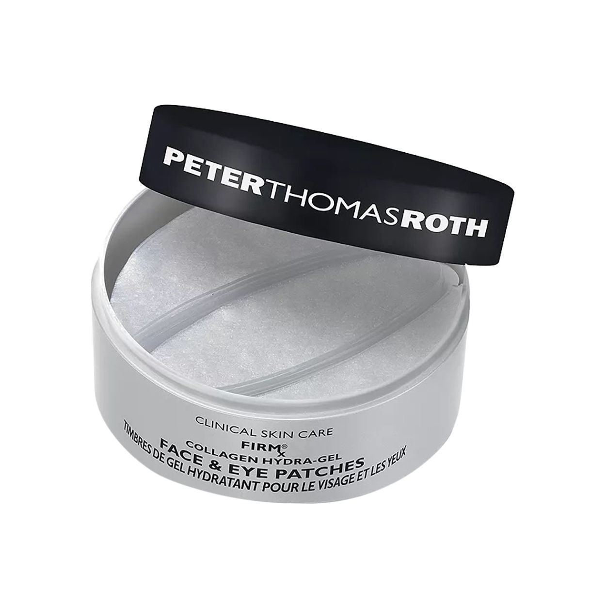 Image of an open Peter Thomas Roth FirmX Collagen Hydra-Gel Face and Eye Patches