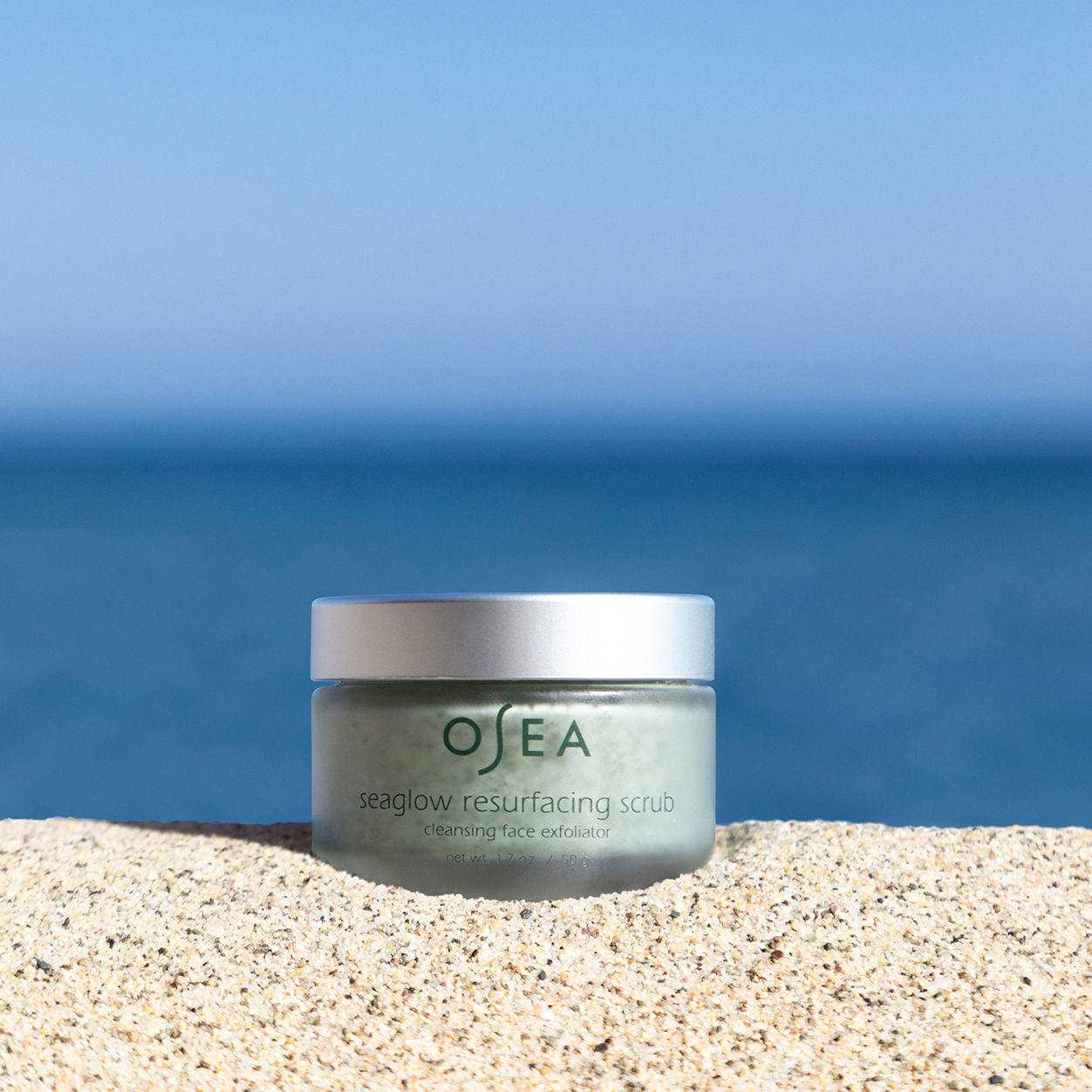 Lifestyle image of OSEA Seaglow Resurfacing Scrub