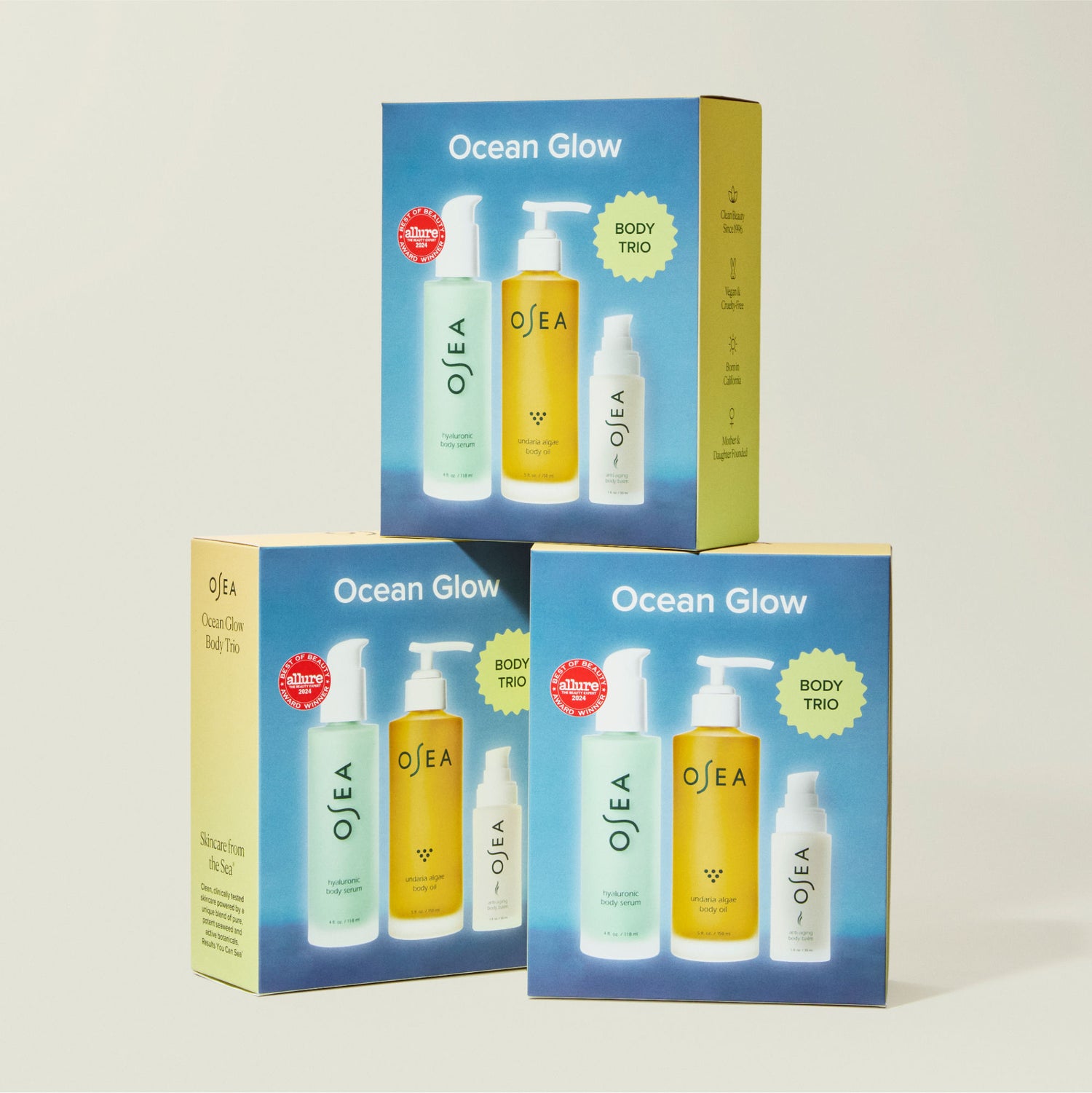 Lifestyle image of OSEA Ocean Glow Body Trio Set