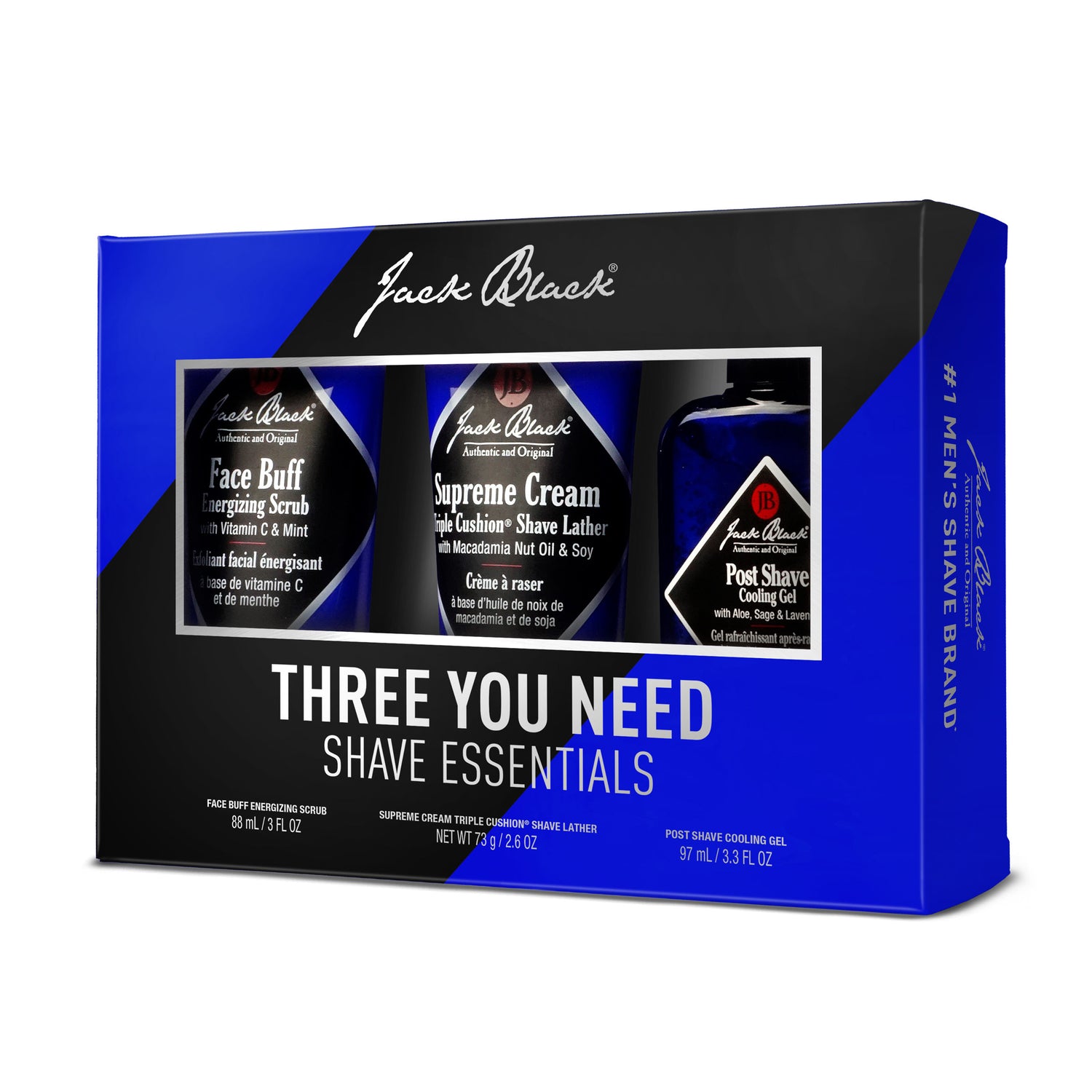 Image of the Jack Black Three You Need Shave Set box