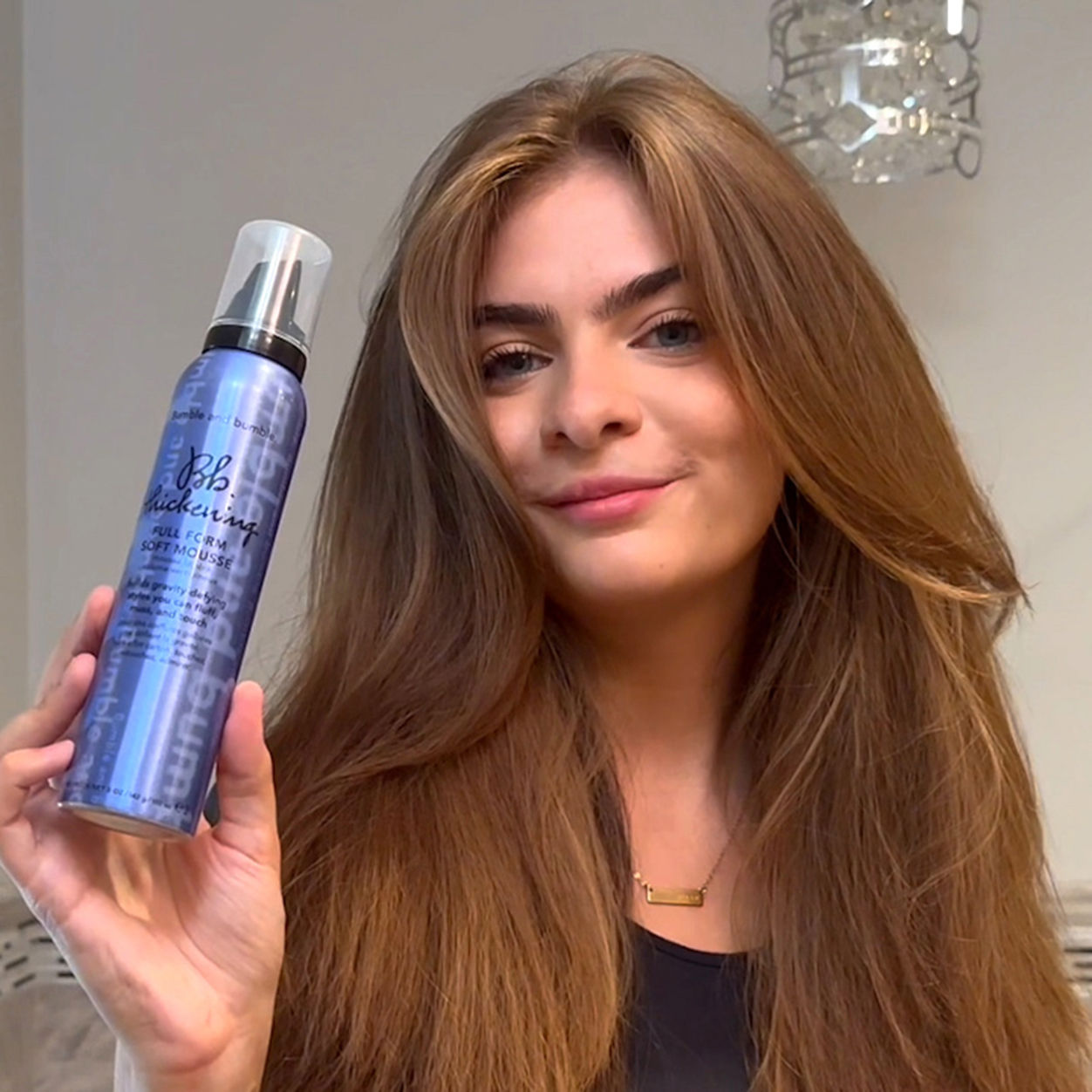 Model image of Bumble and Bumble Thickening Full Form Soft Mousse