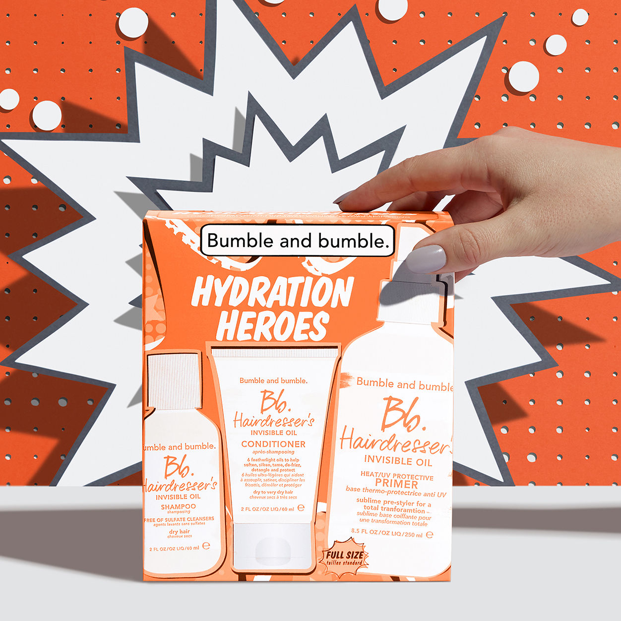 Lifestyle image of Bumble and Bumble Hydration Heroes (Limited Edition)