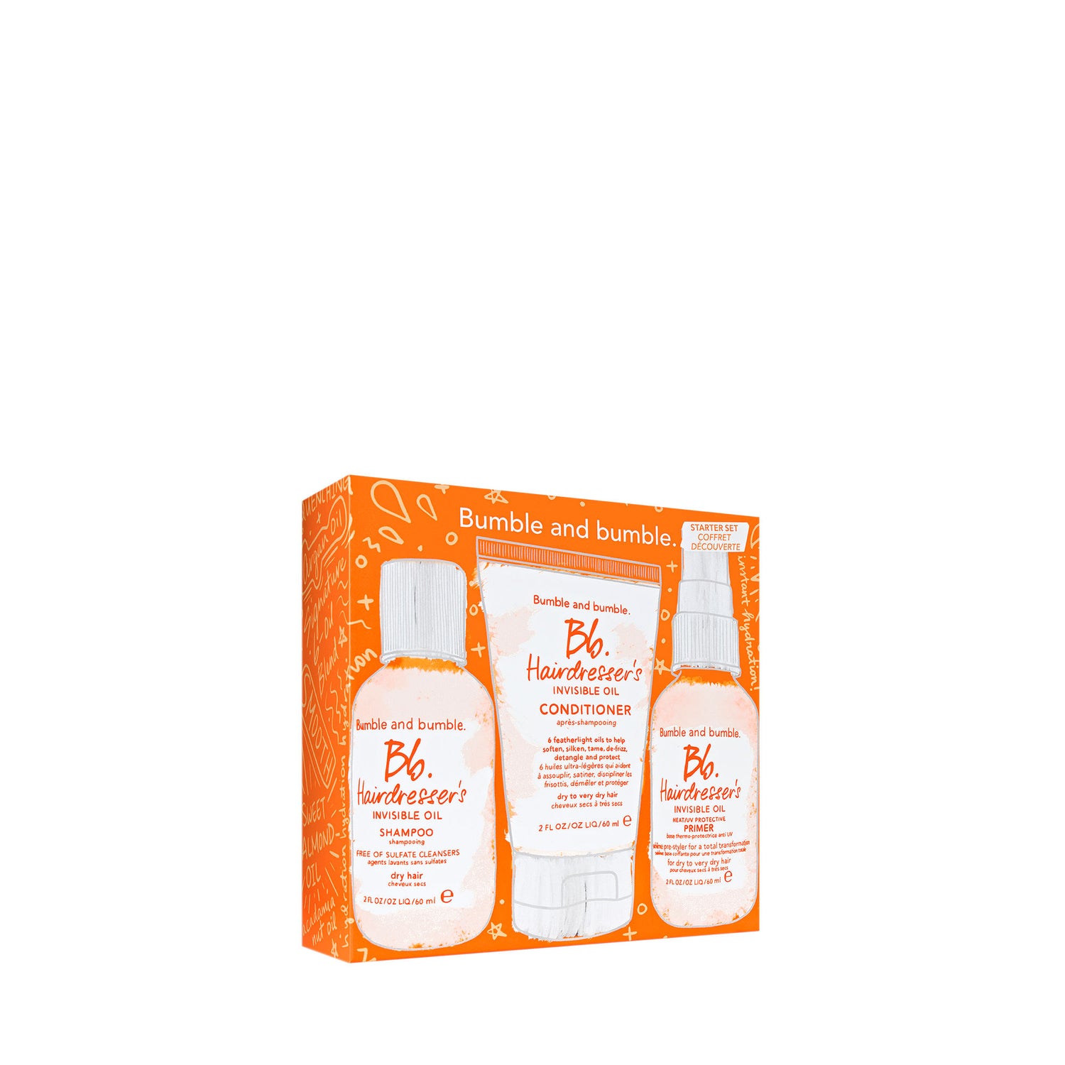 Image of the Bumble and Bumble Travel-Size Hydrating + Frizz Reducing Hair Set box