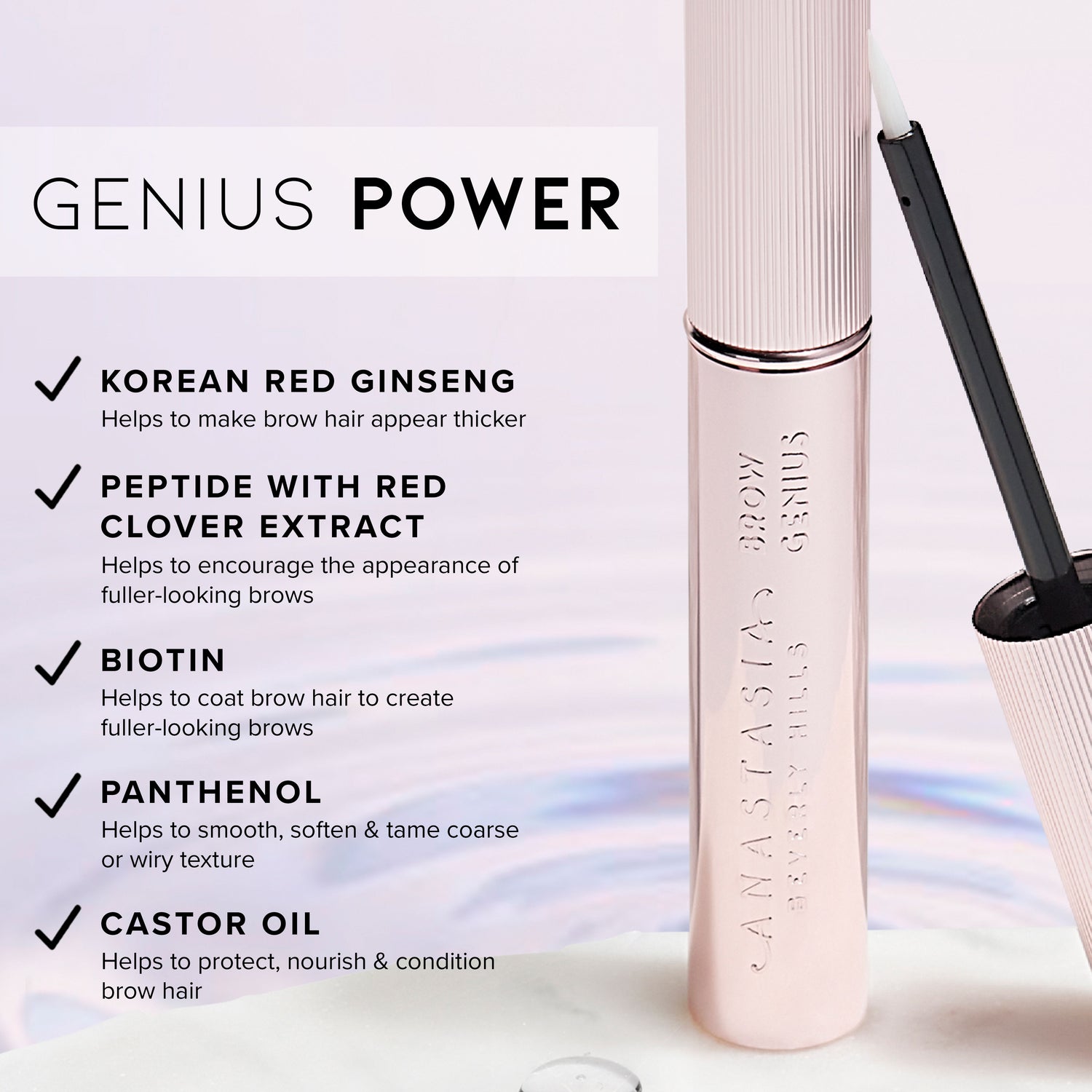 Information related to Anastasia Beverly Hills Brow Genius Conditioning Brow Serum