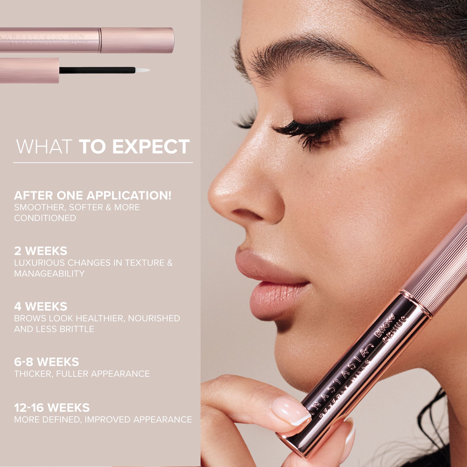 Information related to Anastasia Beverly Hills Brow Genius Conditioning Brow Serum