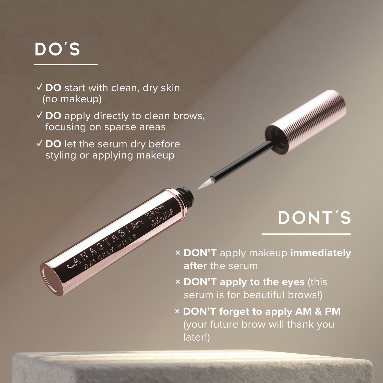 Information related to Anastasia Beverly Hills Brow Genius Conditioning Brow Serum