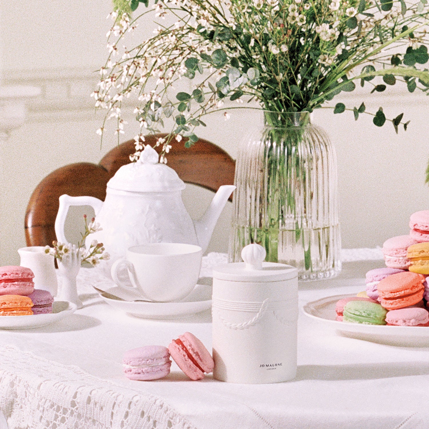 Lifestyle image of Jo Malone London Pastel Macaroons Townhouse Candle