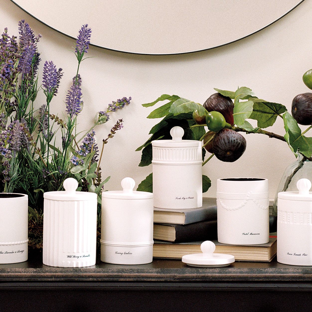 Lifestyle image of Jo Malone London Lilac Lavender and Lovage Townhouse Candle