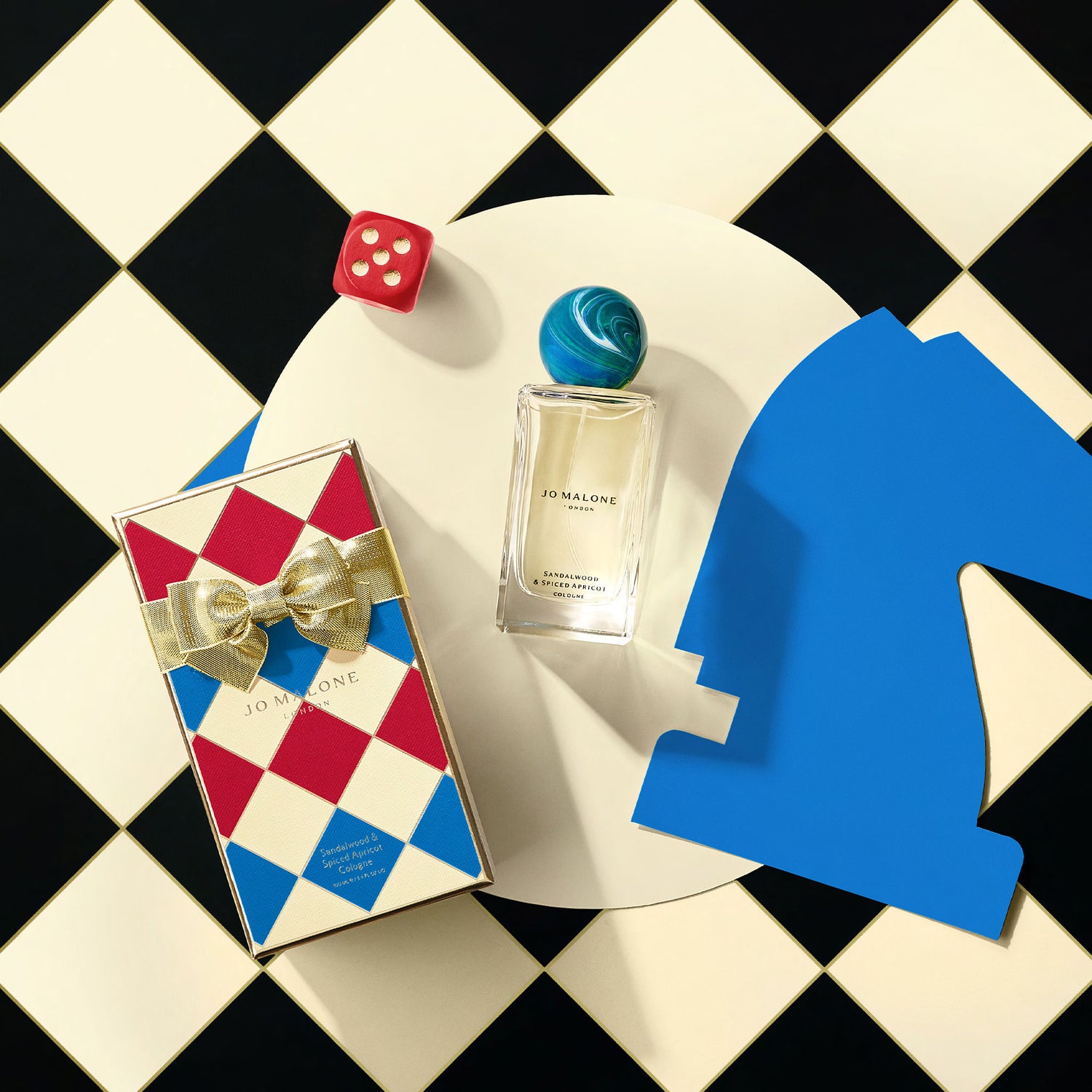 Lifestyle image of Jo Malone London Sandalwood & Spiced Apricot Cologne (Limited Edition)