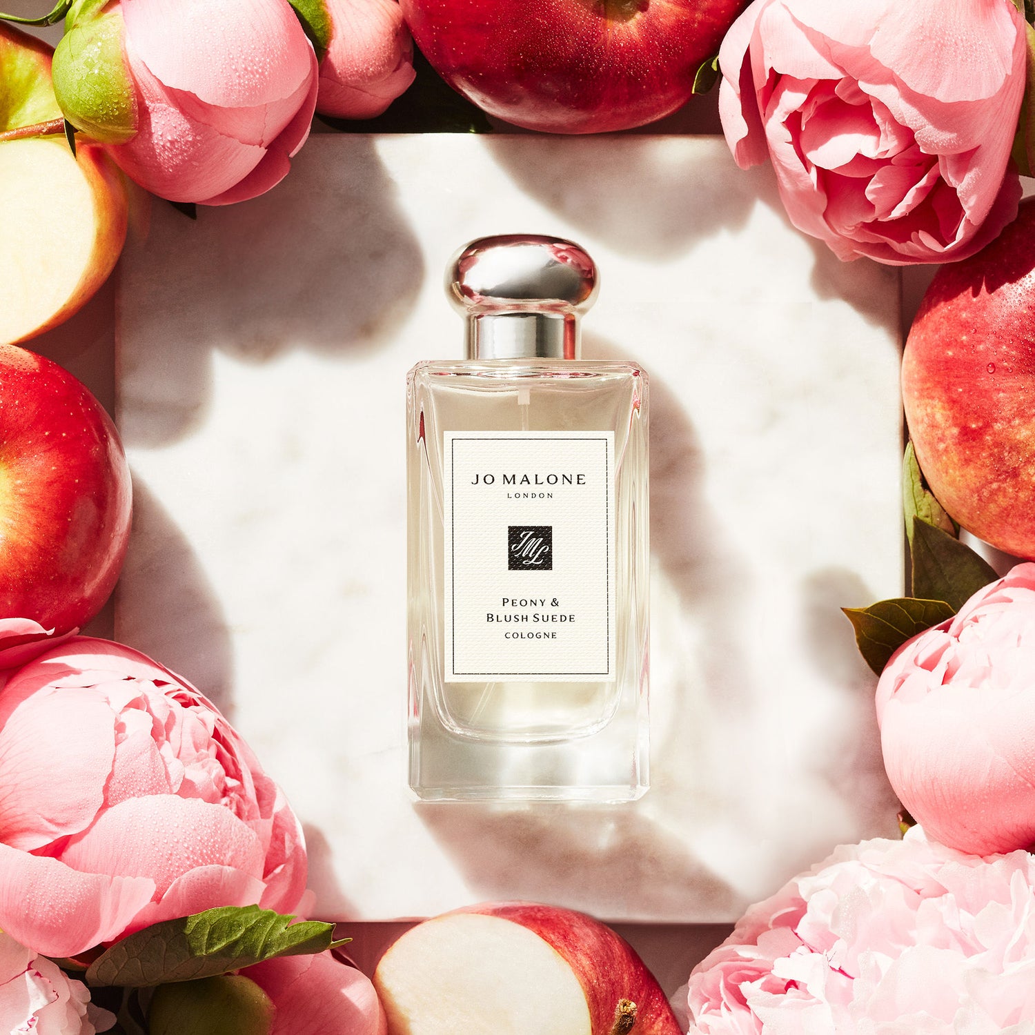 Top-view image of Jo Malone London Peony & Blush Suede Fruity Floral Layering Set (Limited Edition)