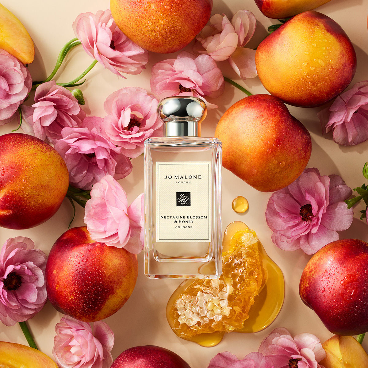 Top-view image of Jo Malone London Peony & Blush Suede Fruity Floral Layering Set (Limited Edition)