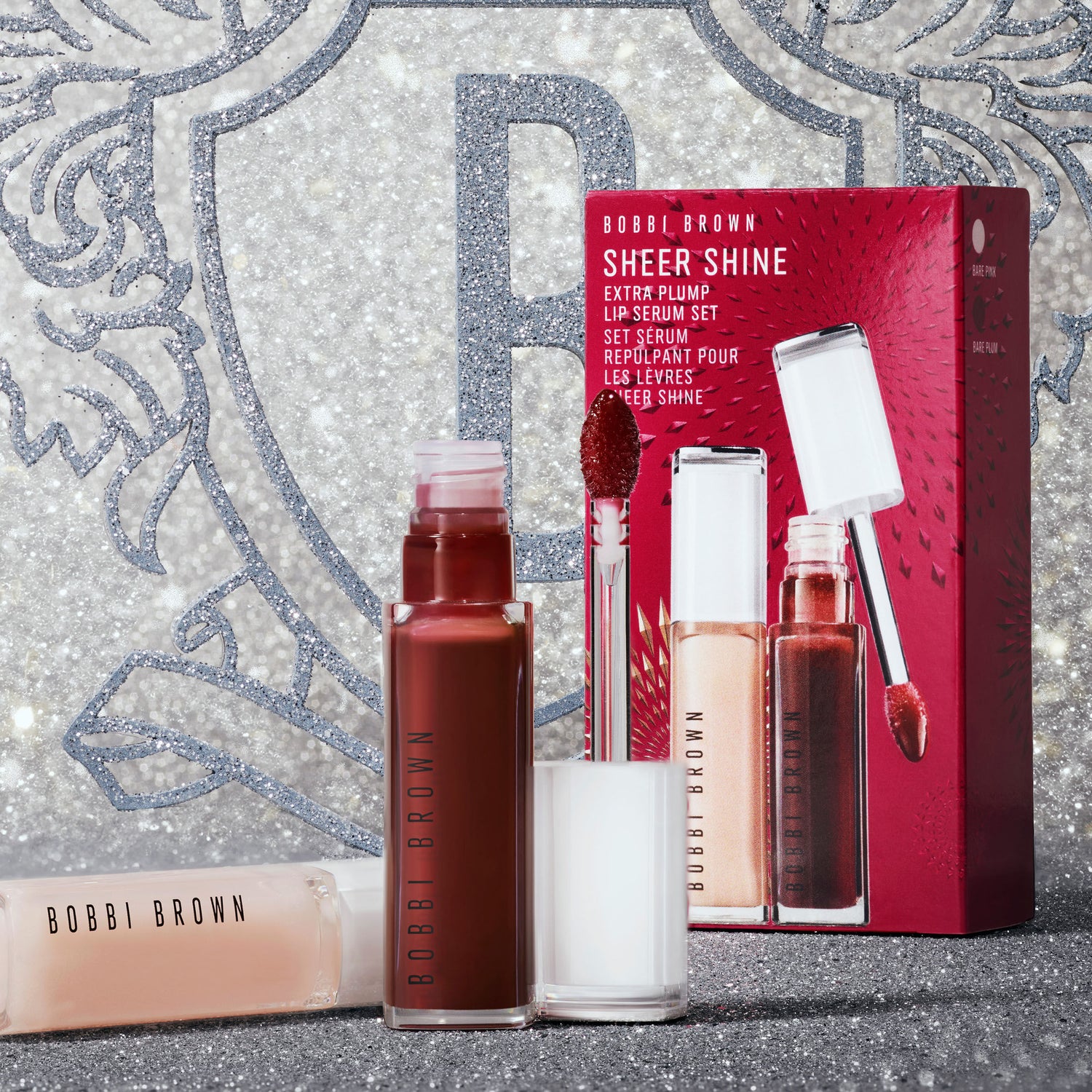 Information related to Bobbi Brown Sheer Shine Extra Plump Hydrating Lip Oil Set (Limited Edition)