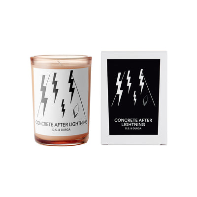 Concrete After Lightning Candle