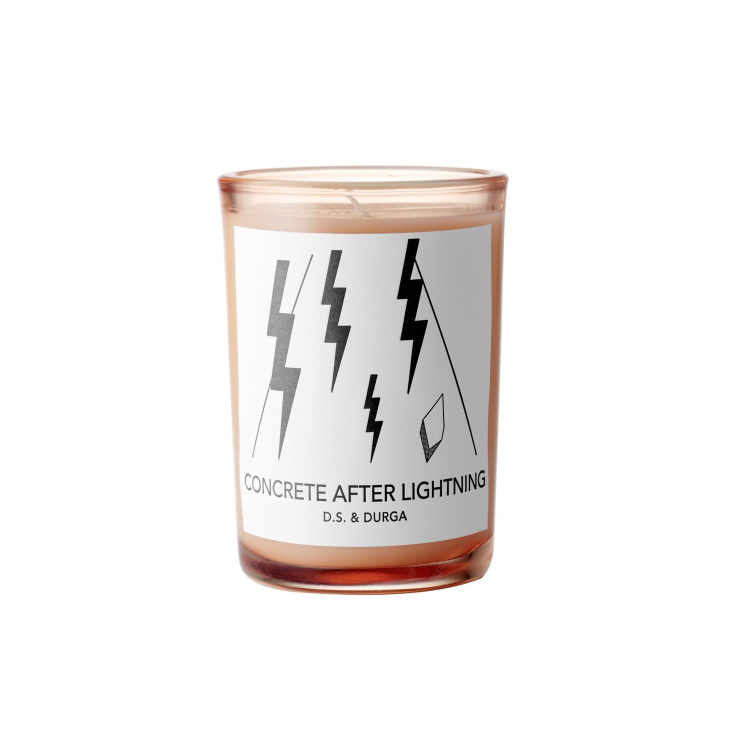 Image of an open D.S. & Durga Concrete After Lightning Candle