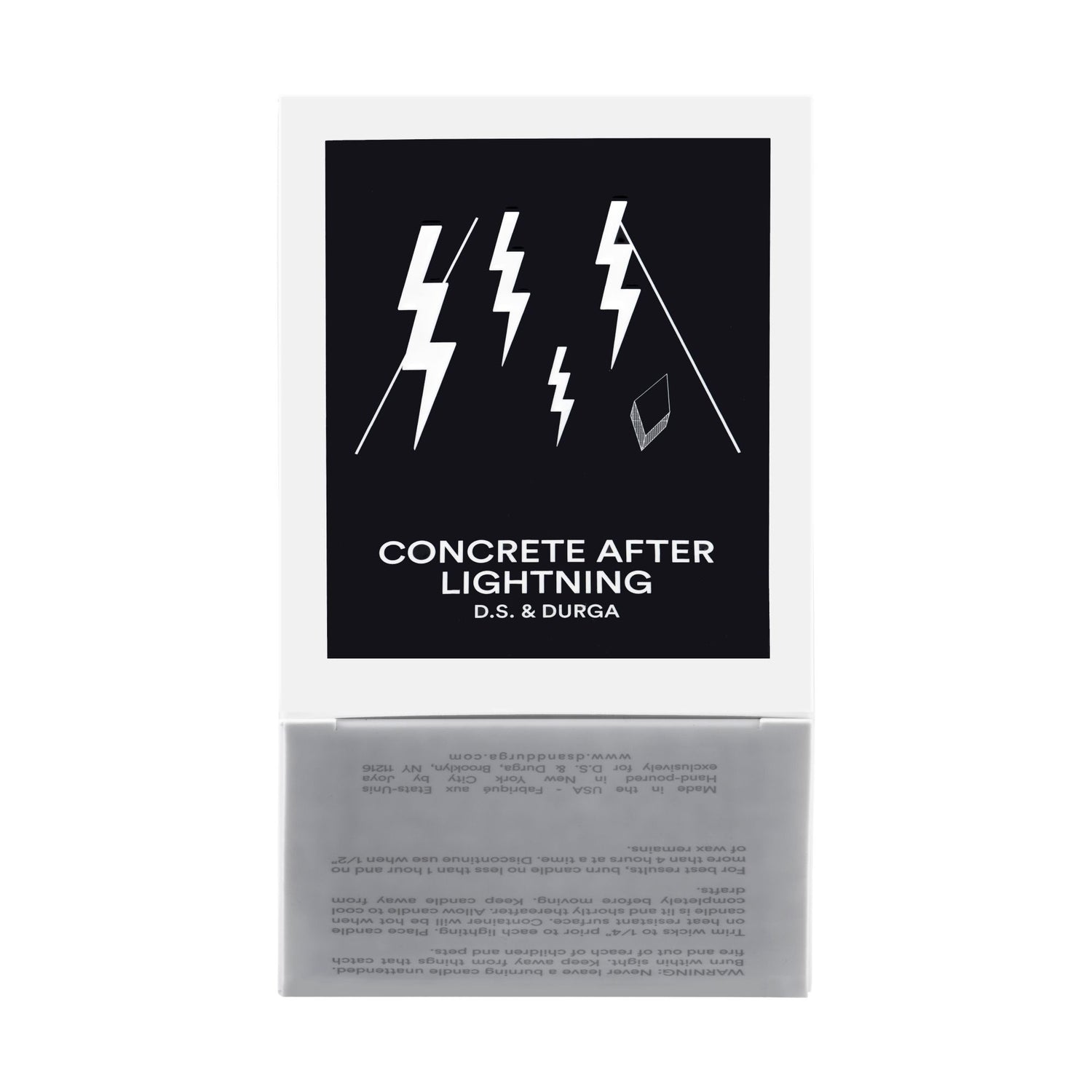 Image of the D.S. & Durga Concrete After Lightning Candle box