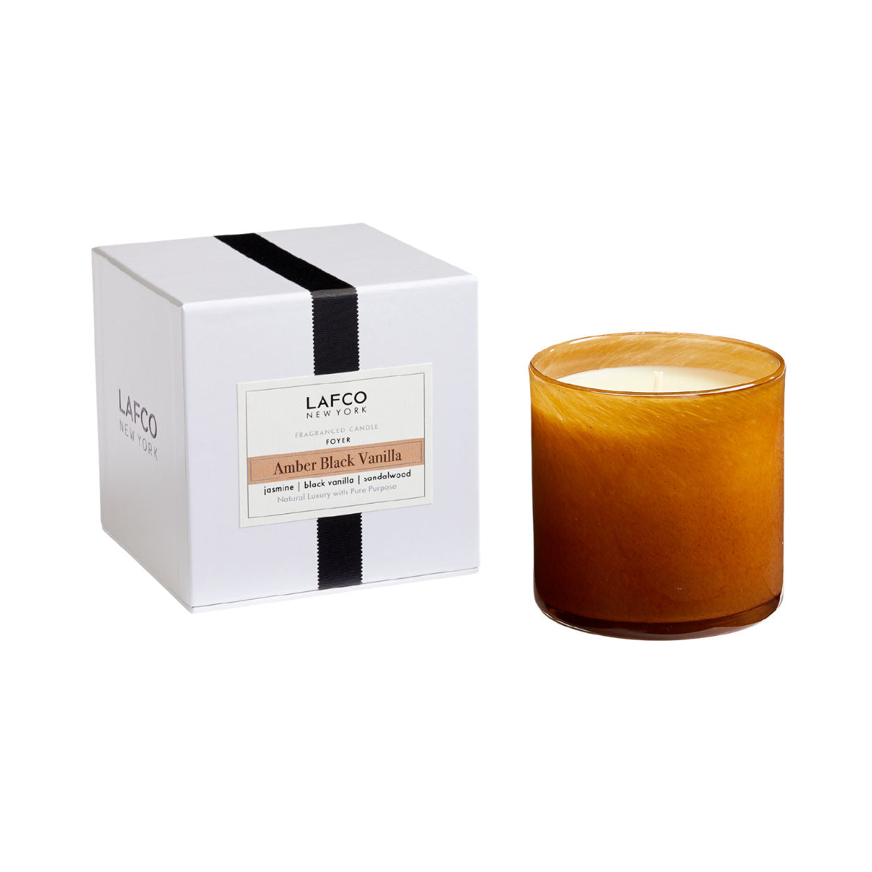 Lafco Amber Black Vanilla Signature Candle main image
