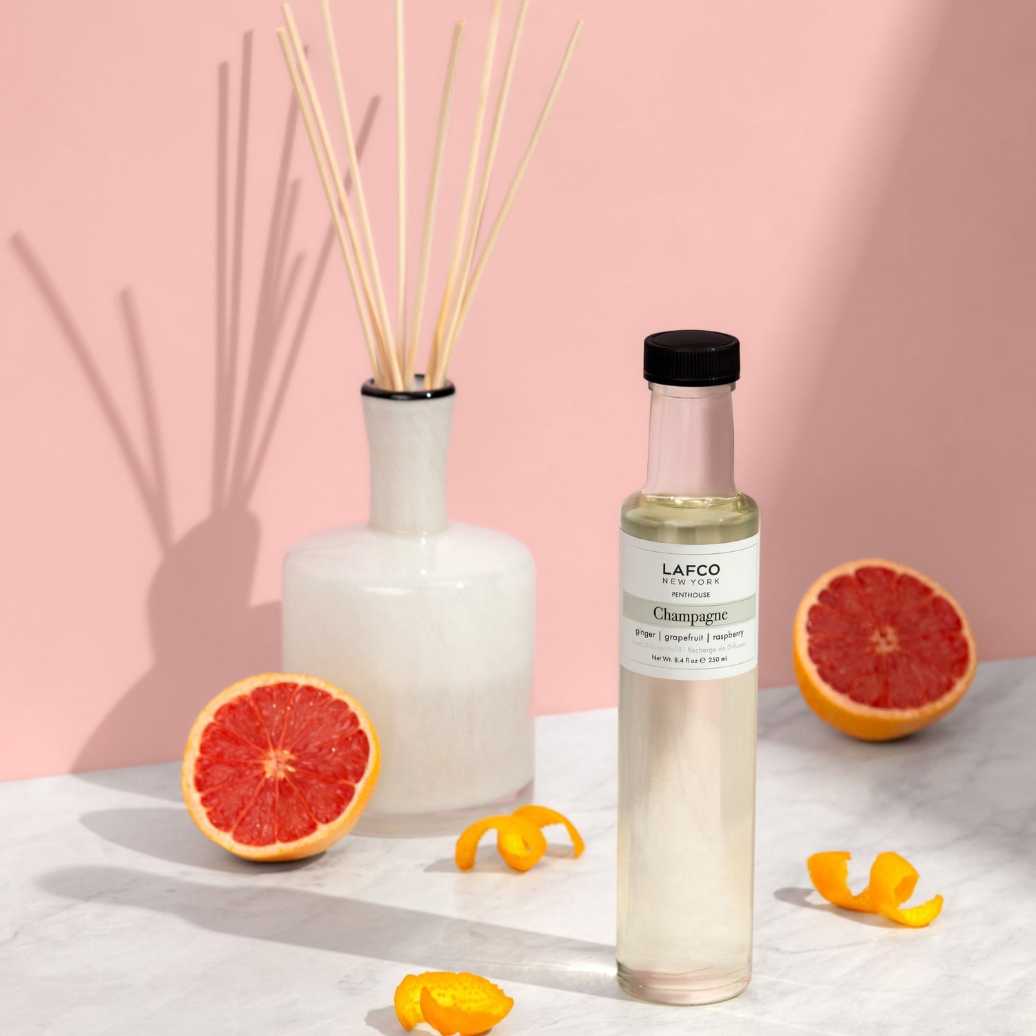 Lifestyle image of Lafco Champagne Reed Diffuser Refill