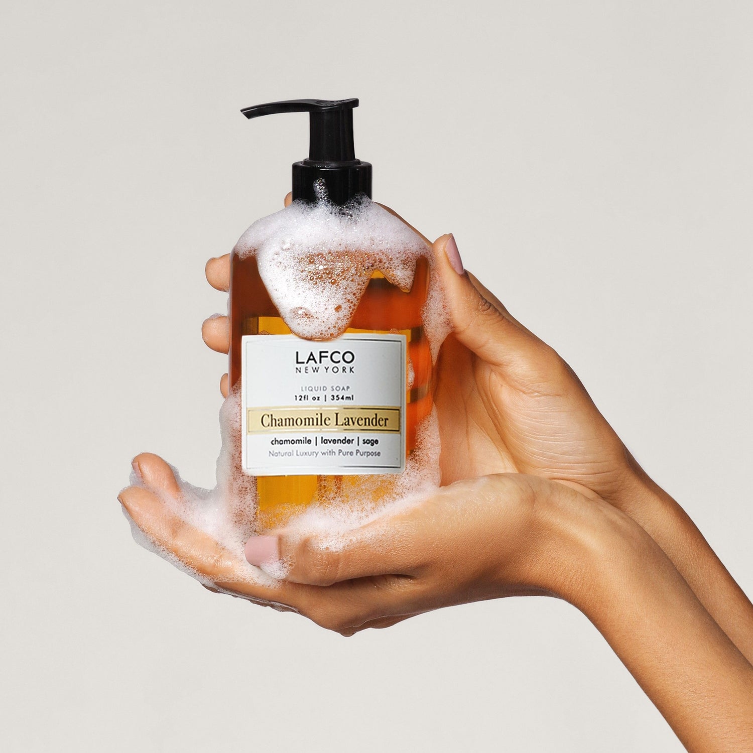 Lifestyle image of Lafco Chamomile Lavender Liquid Soap