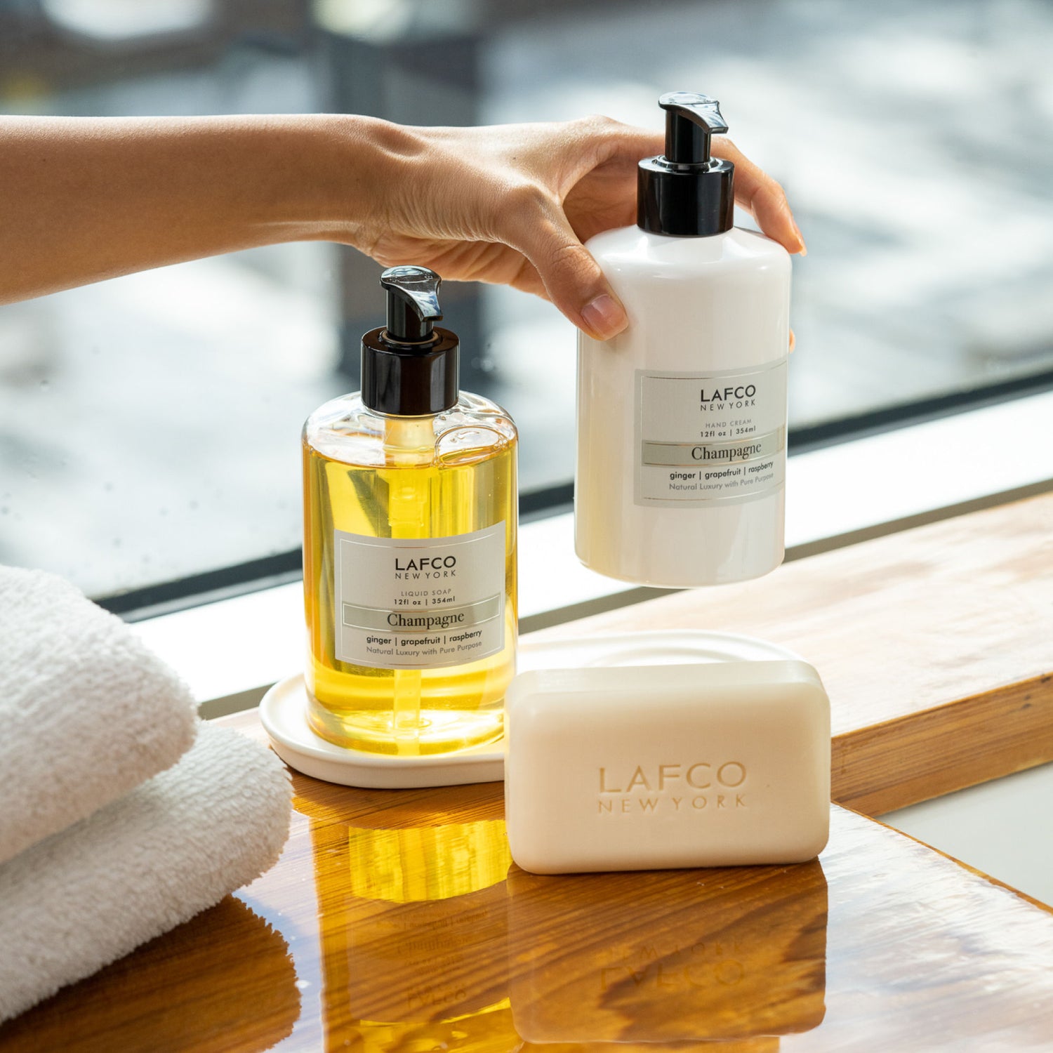 Lifestyle image of Lafco Champagne Liquid Soap