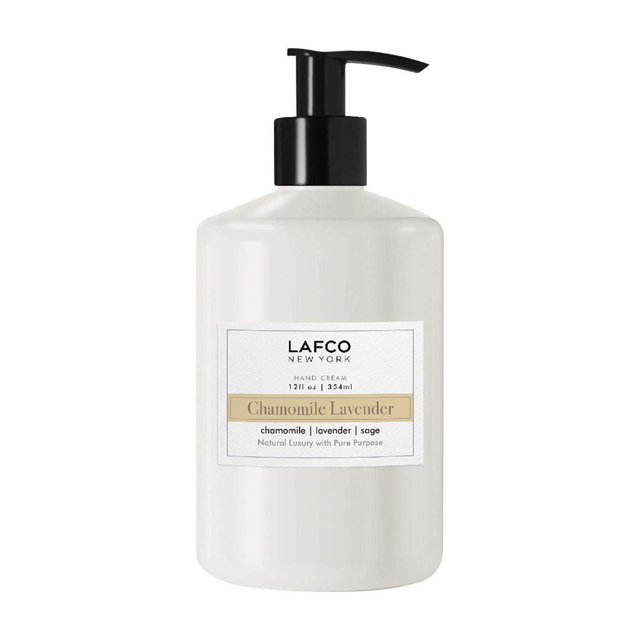 Image of a closed Lafco Chamomile Lavender Hand Cream