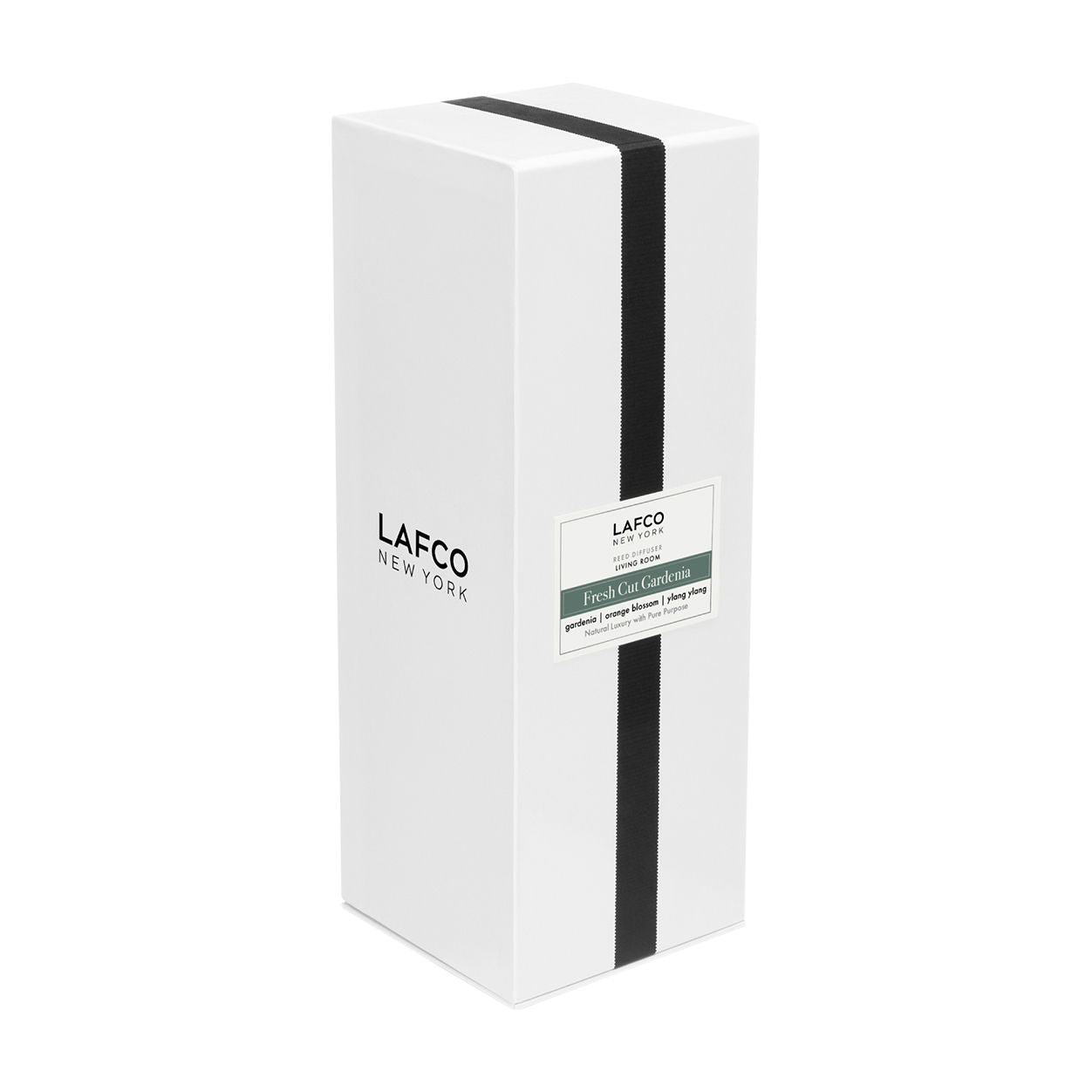 Image of the Lafco Fresh Cut Gardenia Reed Diffuser box