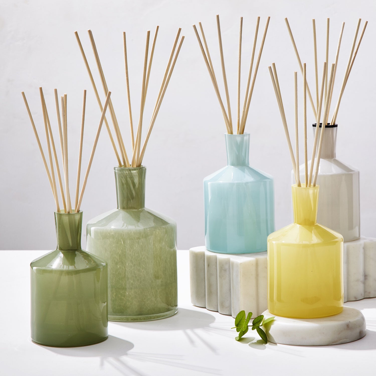 Lifestyle image of Lafco Fresh Cut Gardenia Reed Diffuser