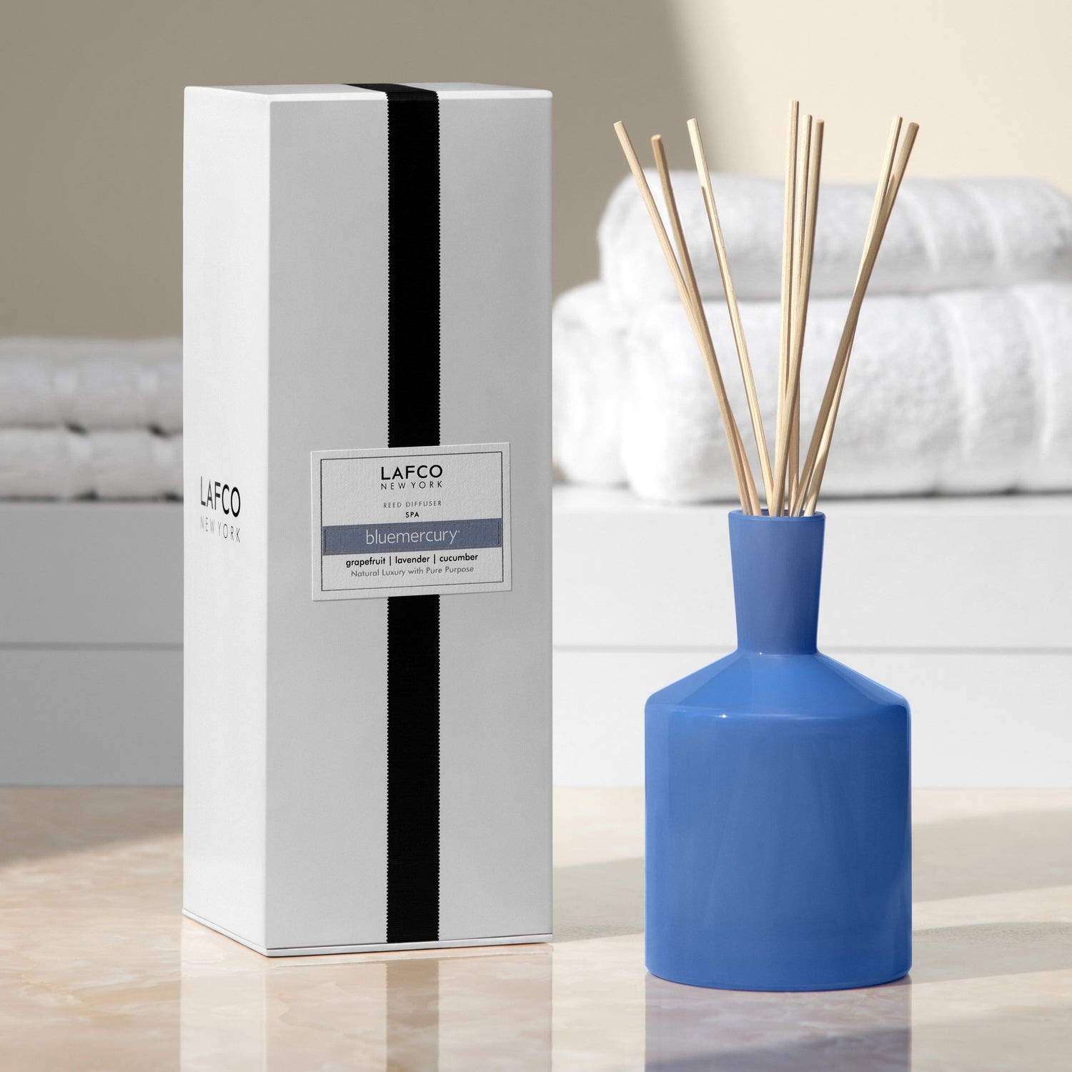 Lifestyle image of Lafco Bluemercury Spa Classic Reed Diffuser