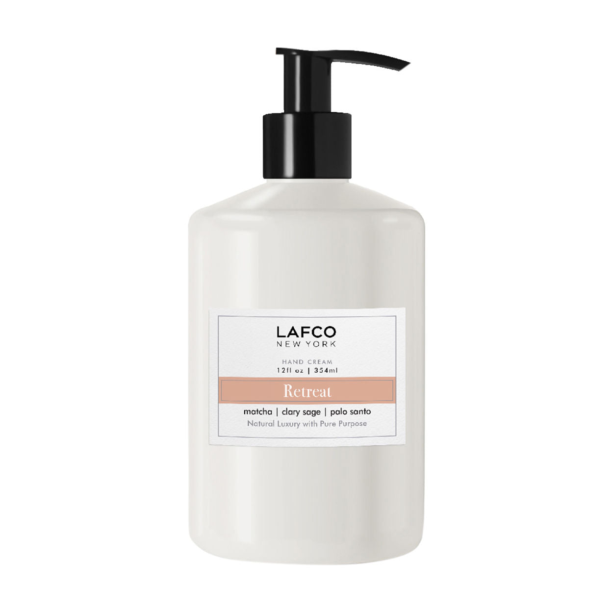 Image of a closed Lafco Retreat Hand Cream