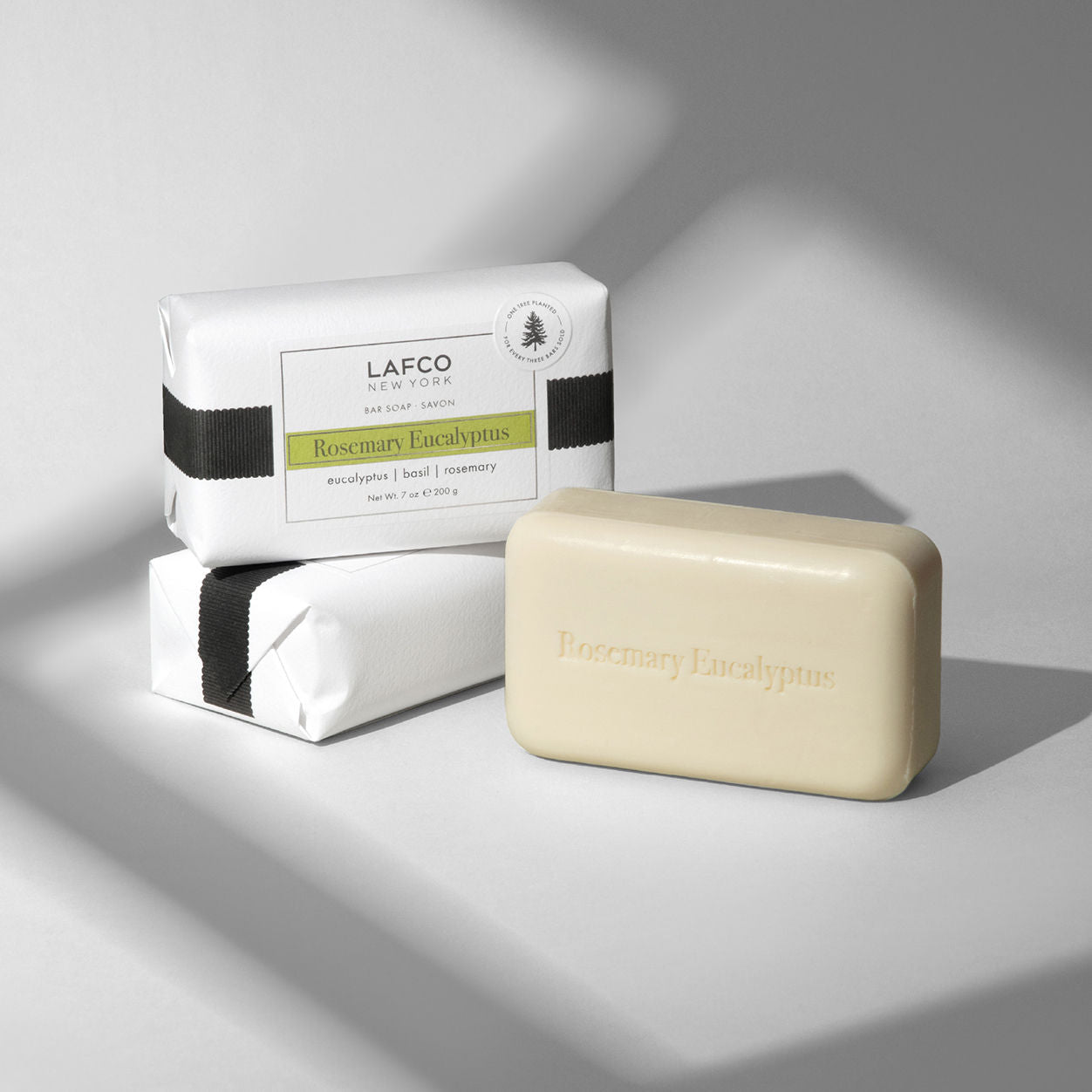 Lifestyle image of Lafco Rosemary Eucalyptus Bar Soap