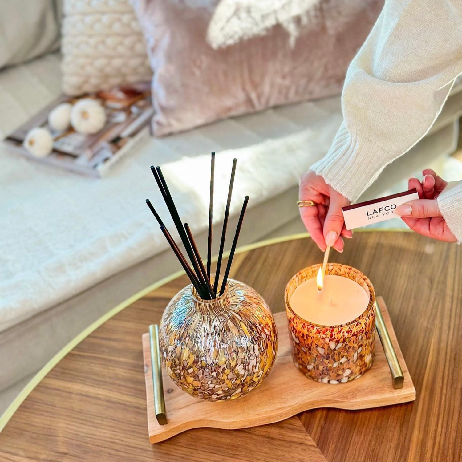 Lifestyle image of Lafco Absolute Labdanum Diffuser