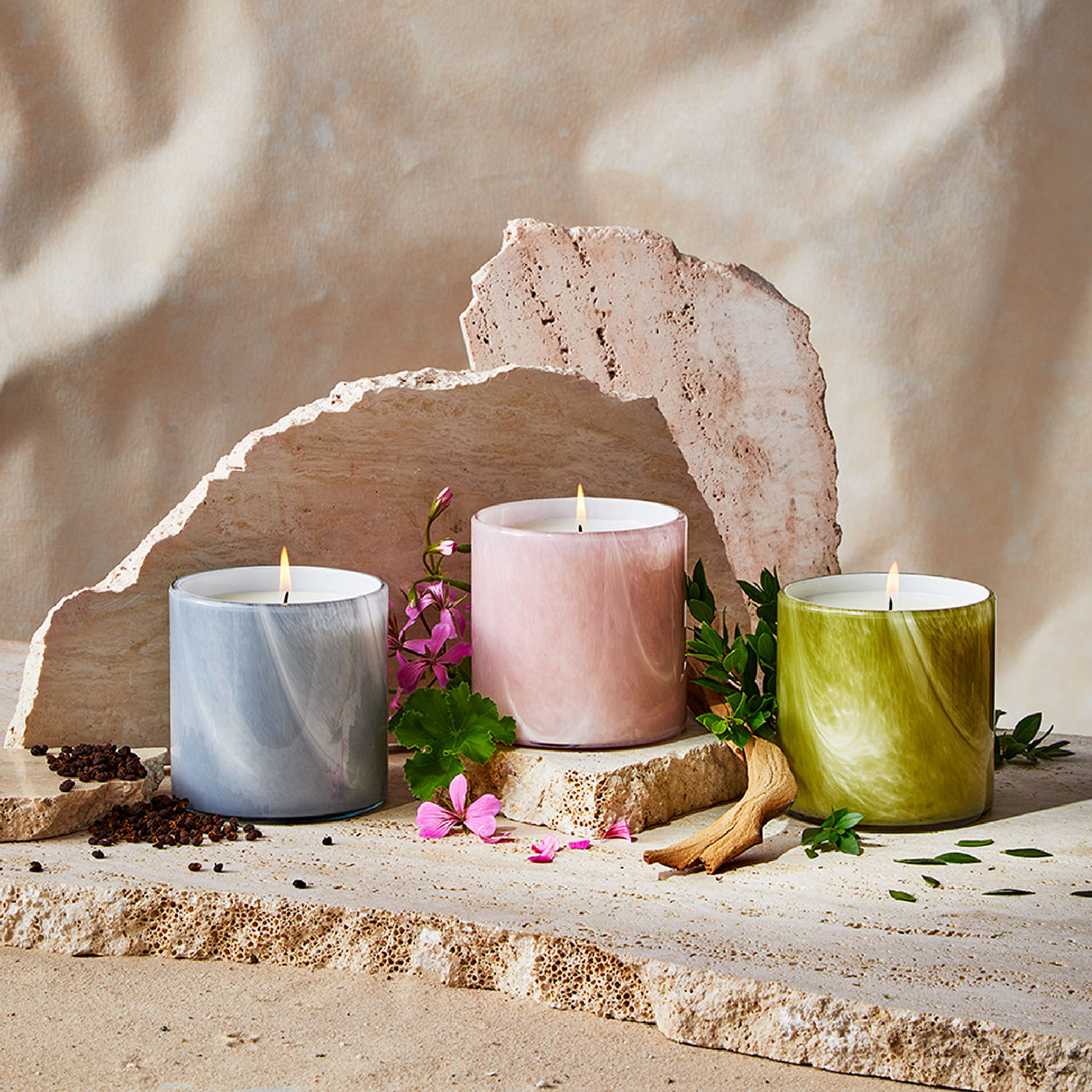 Lifestyle image of Lafco Andean Myrtle Signature Candle