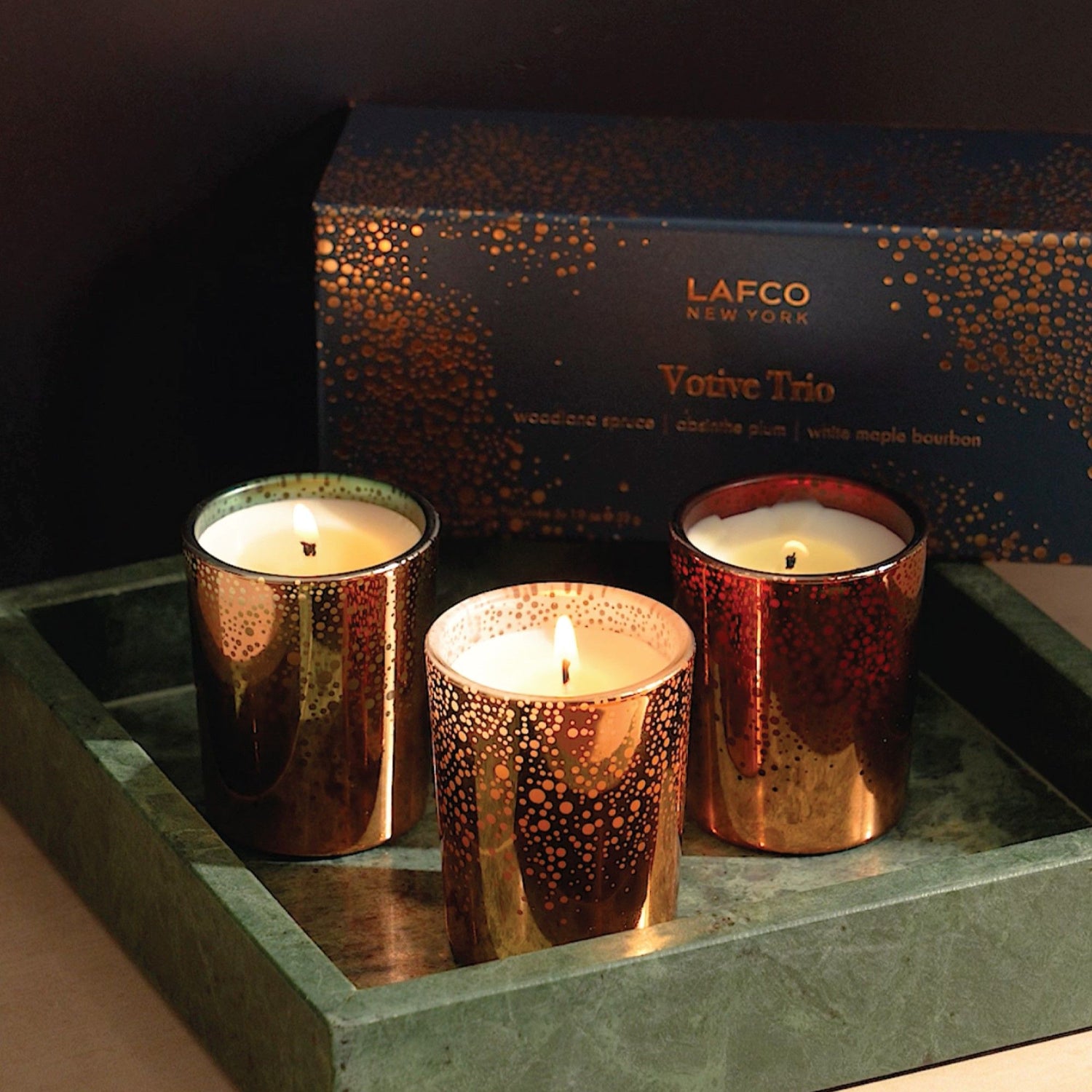 Lifestyle image of Lafco Votive Trio (Limited Edition)