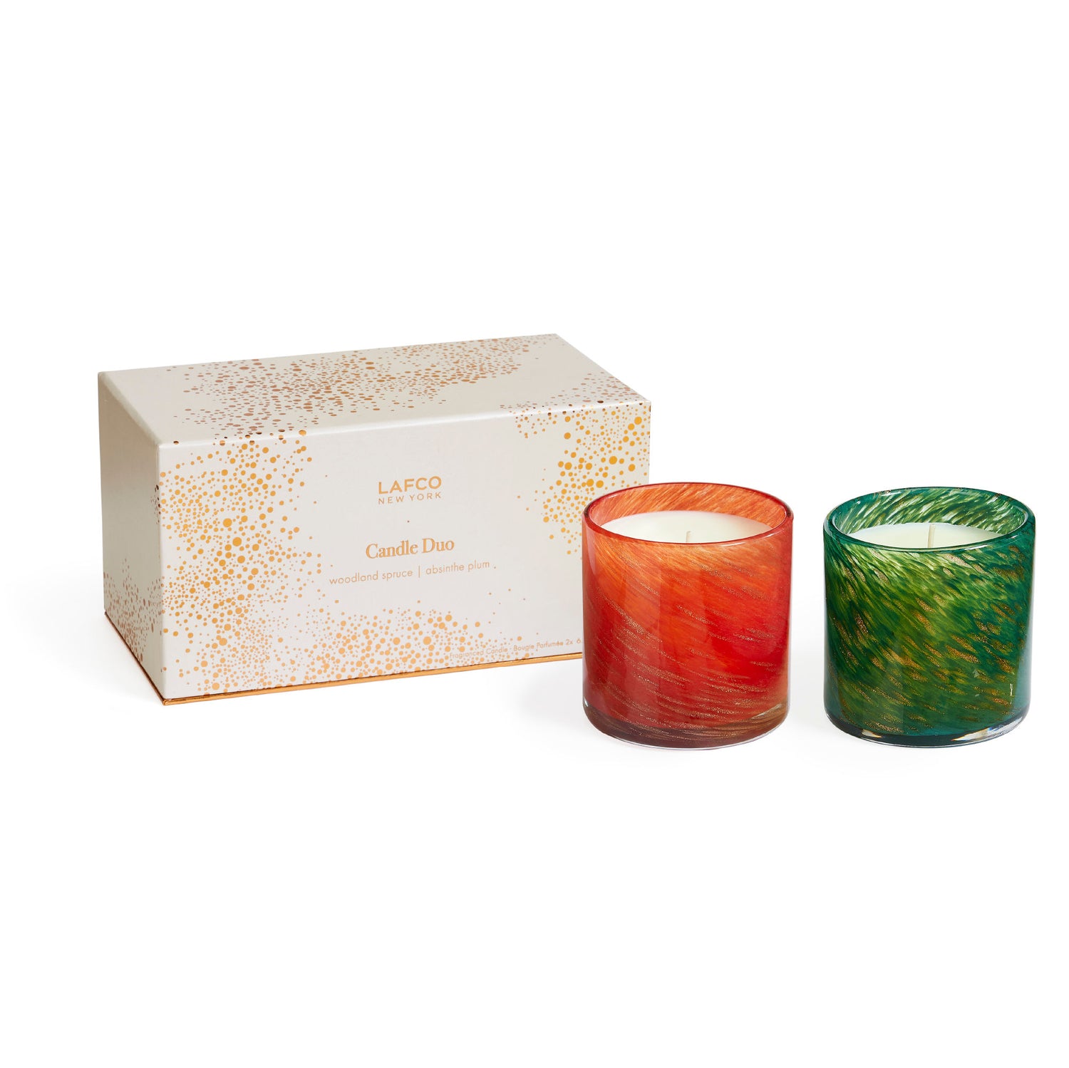 Lafco Absinthe Plum and Woodland Spruce Candle Duo (Limited Edition) main image