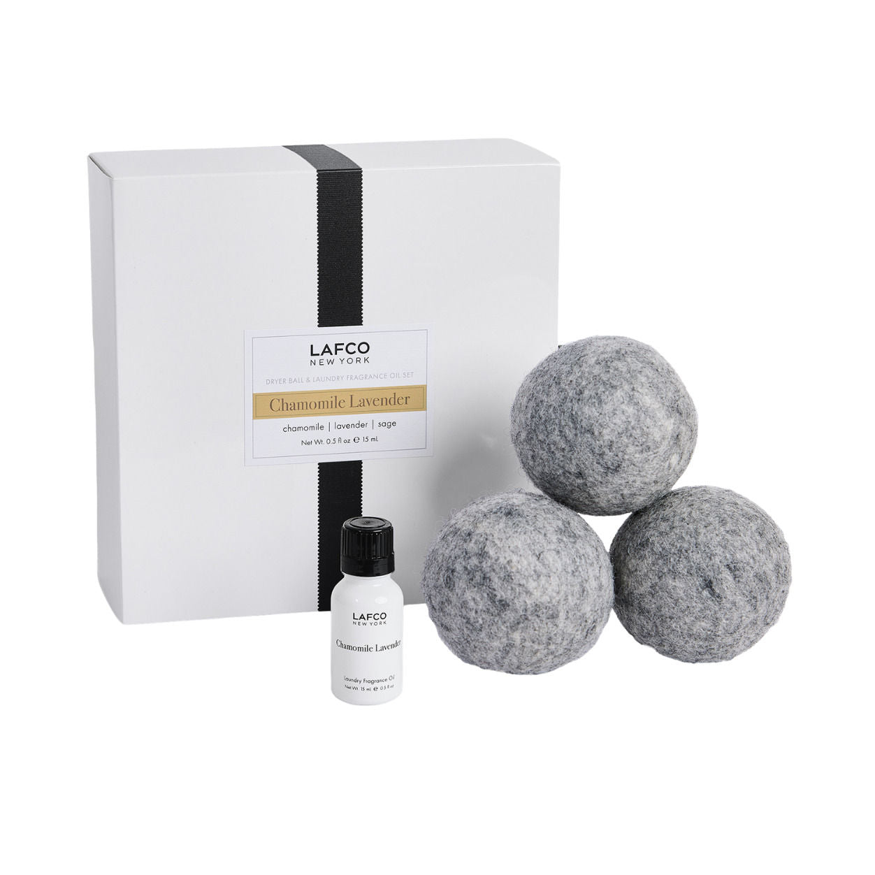 Lafco Chamomile Lavender Laundry Dryer Ball Set main image