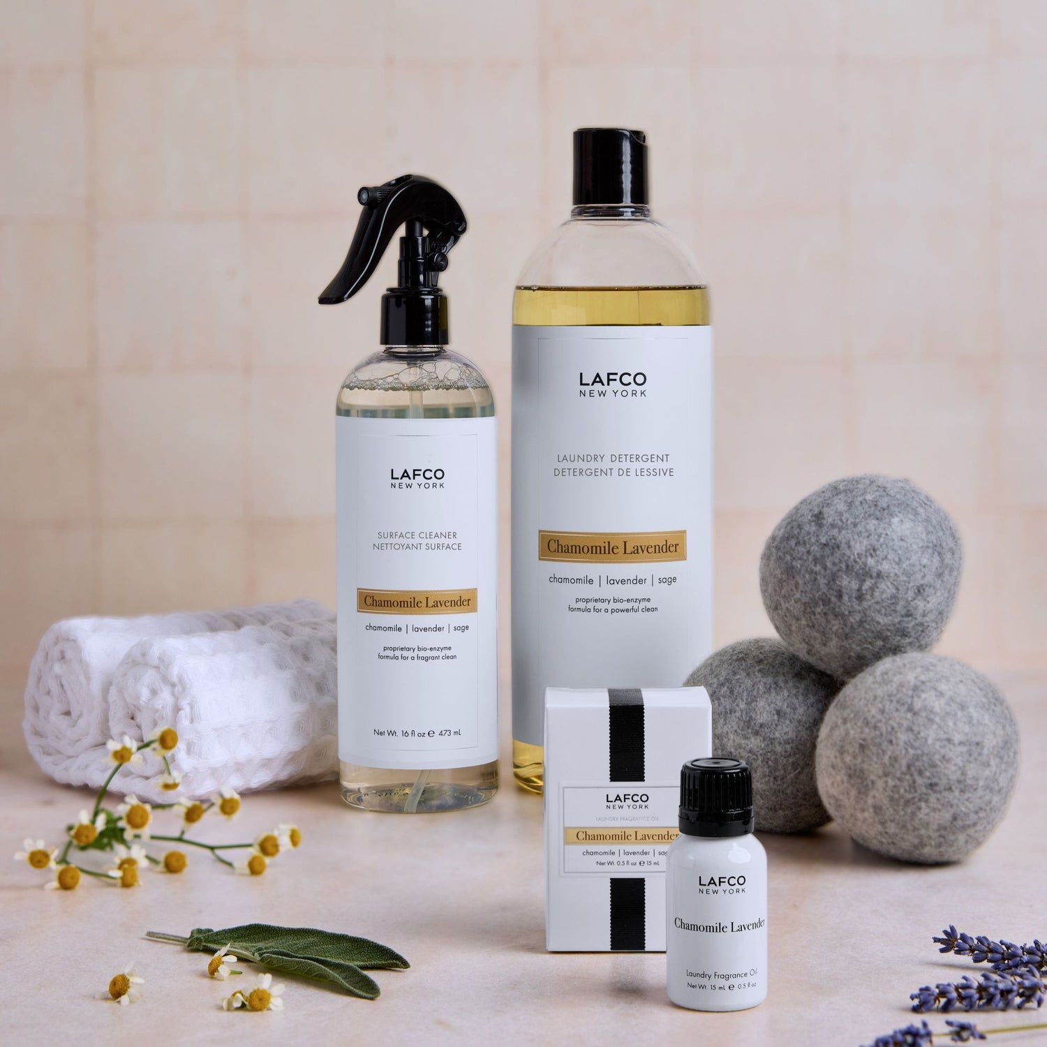 Image of product in the same collection as Lafco Chamomile Lavender Laundry Dryer Ball Set