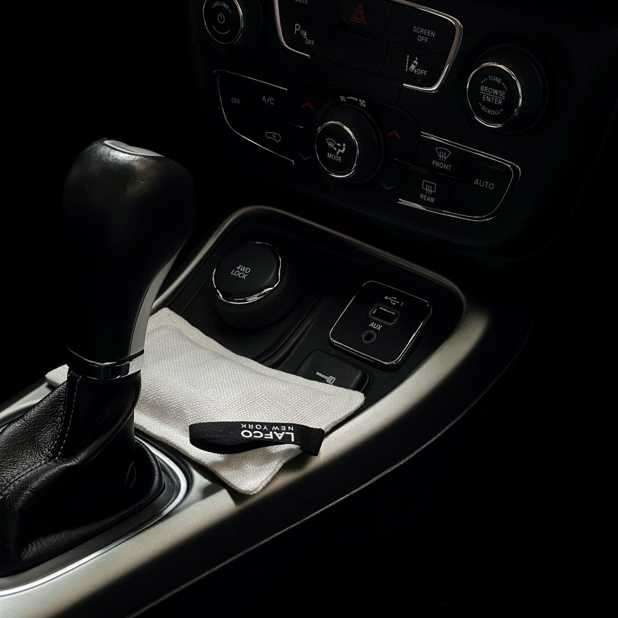 Lifestyle image of Lafco Fresh Cut Gardenia Scented Linen Sachet