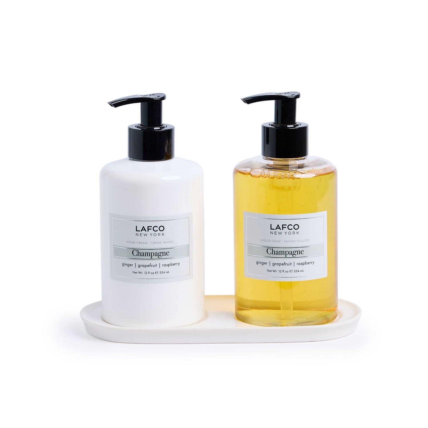 Image of an open Lafco Champagne Deluxe Hand Care Set (Limited Edition)